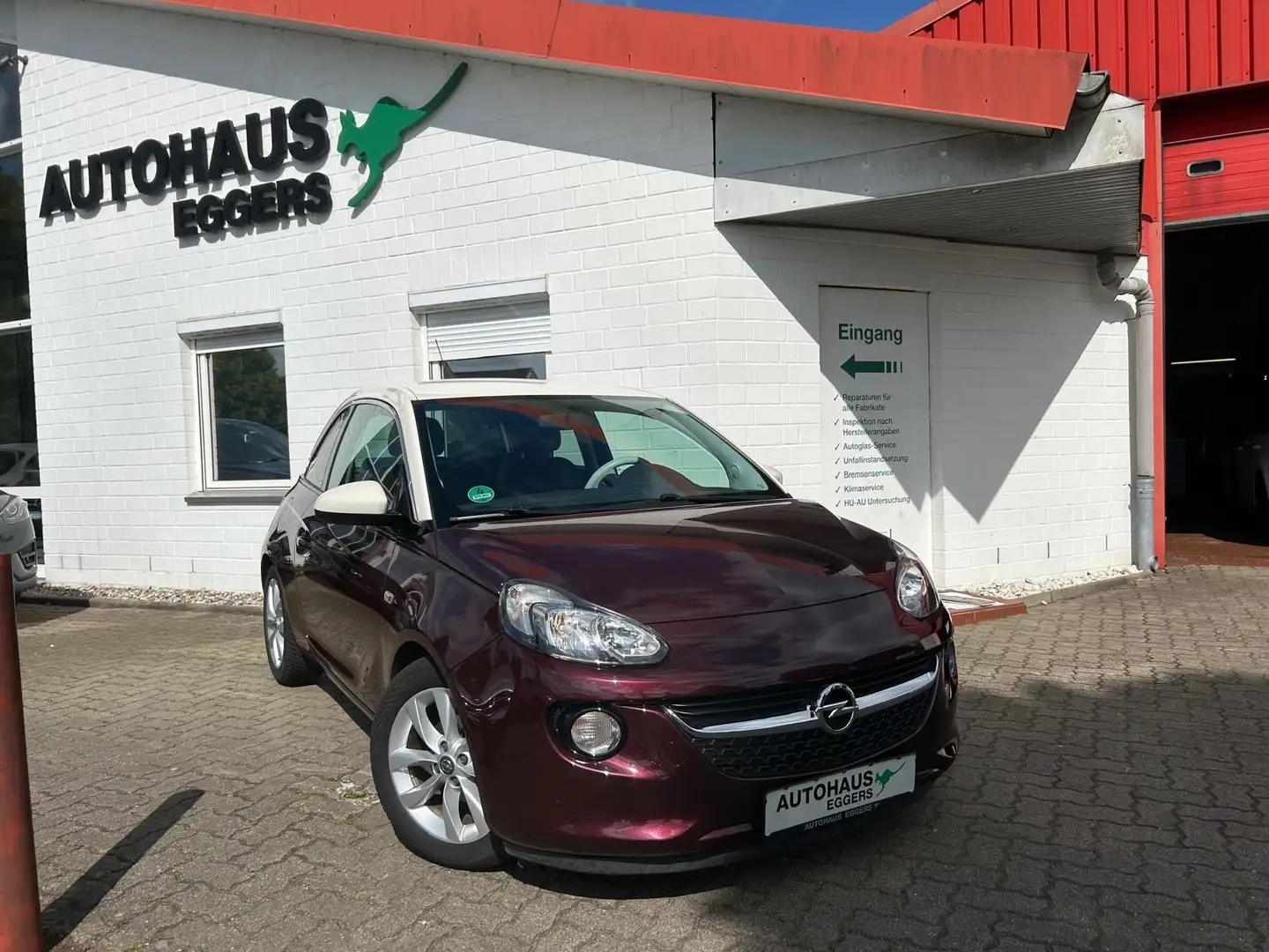 Opel Adam Jam/AUT/SHZ/LRHZ/TEMP/GJR/PDC/TEILLEDER Rouge - 1