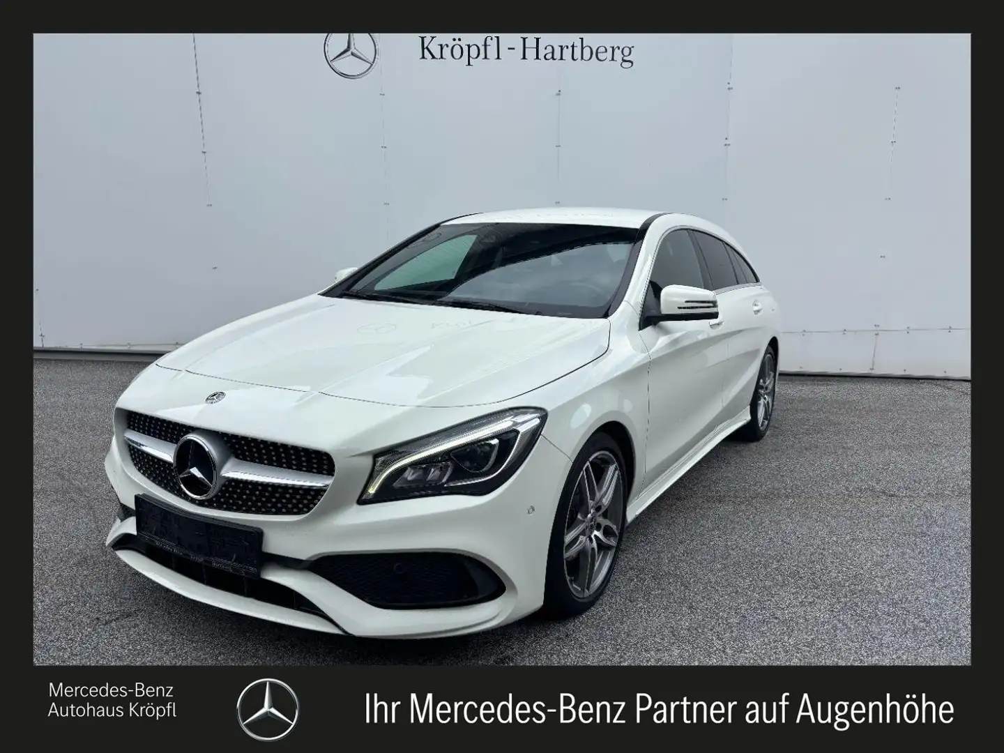 Mercedes-Benz CLA 200 d Shooting Brake AMG Line Weiß - 1