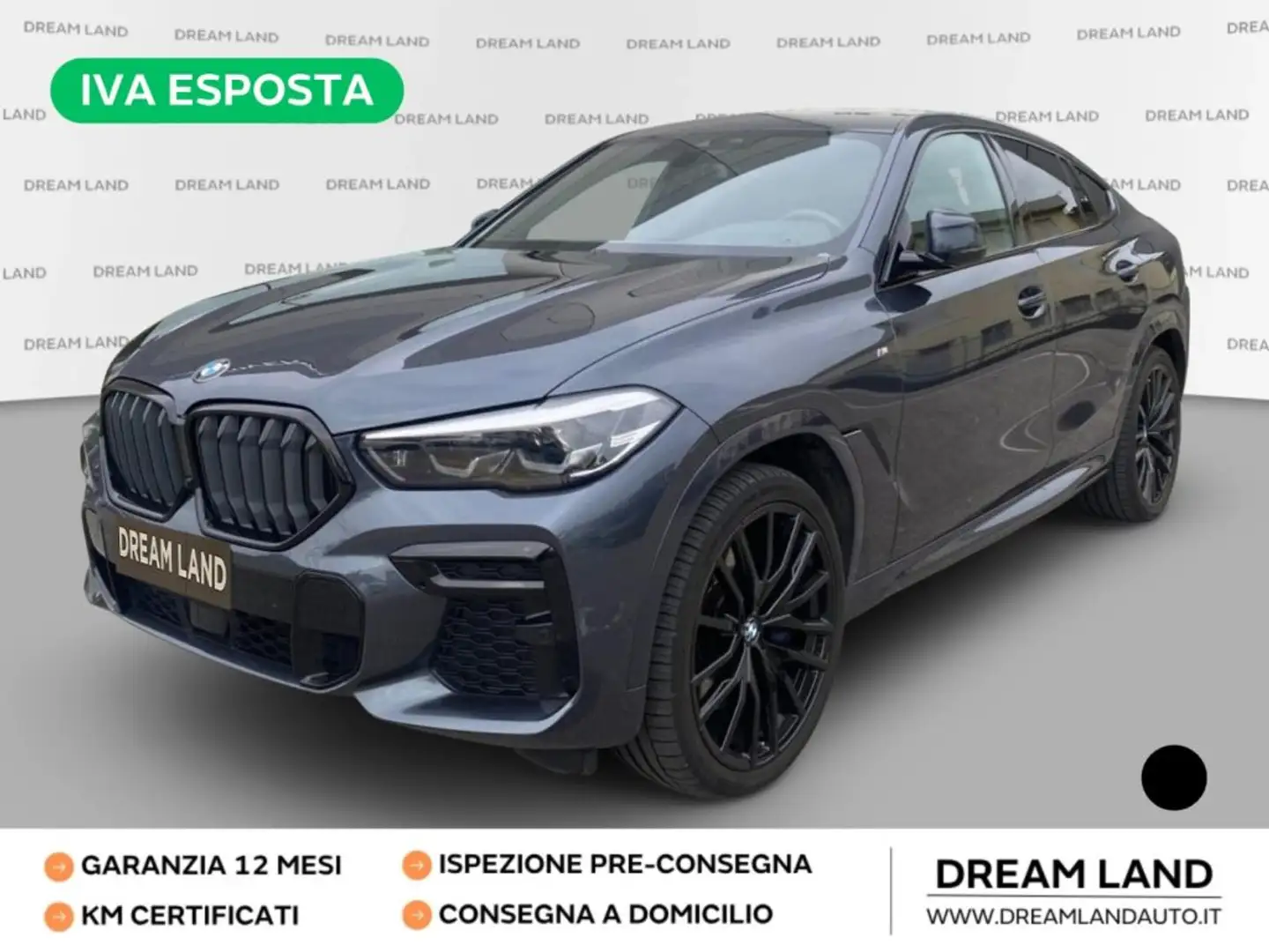 BMW X6 xDrive40d 48V Msport Grigio - 1