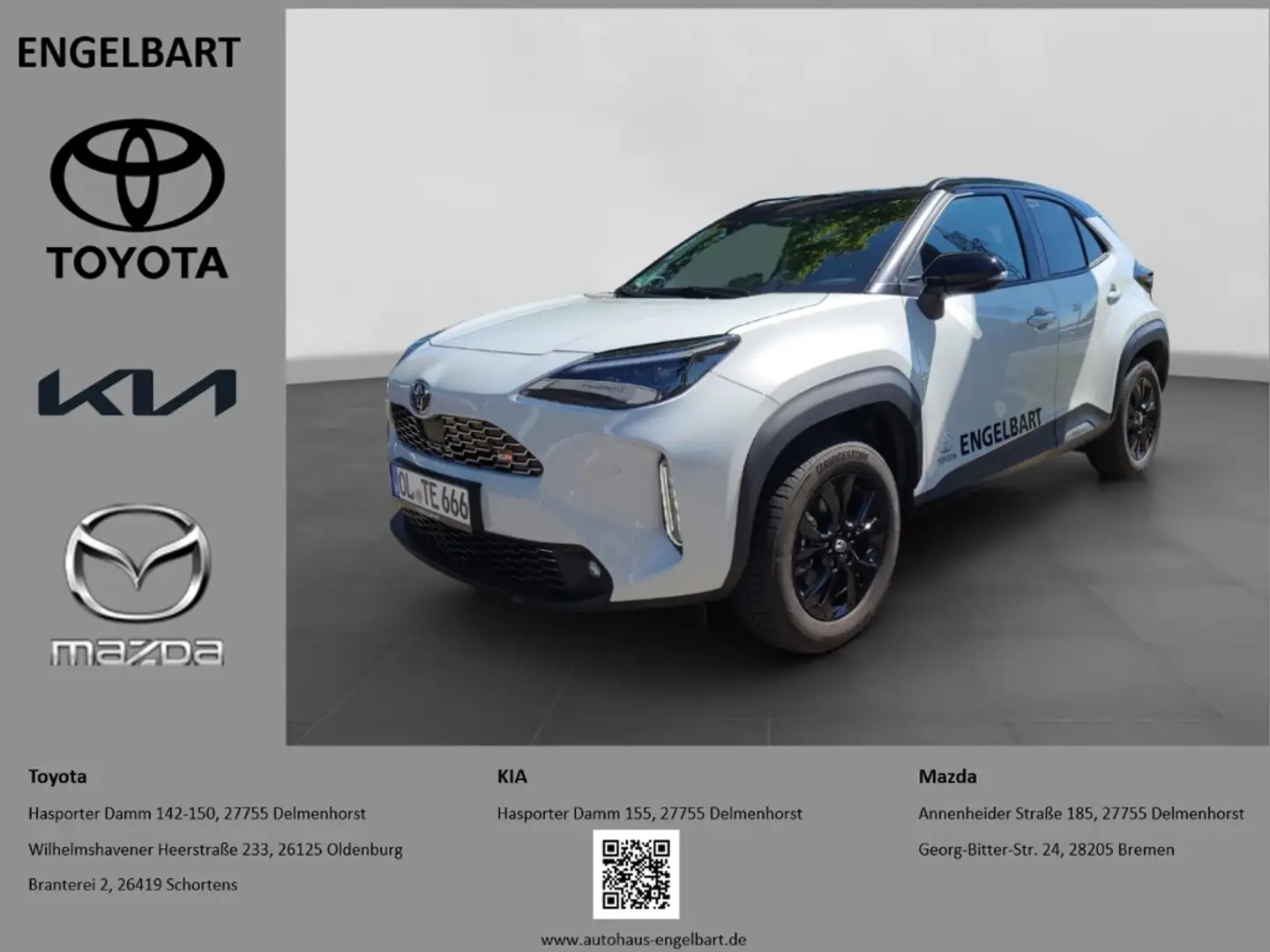 Toyota Yaris Cross Hybrid FWD GR Sport 1.5 VVT-iE  Navi Sitzheizung R Grau - 1