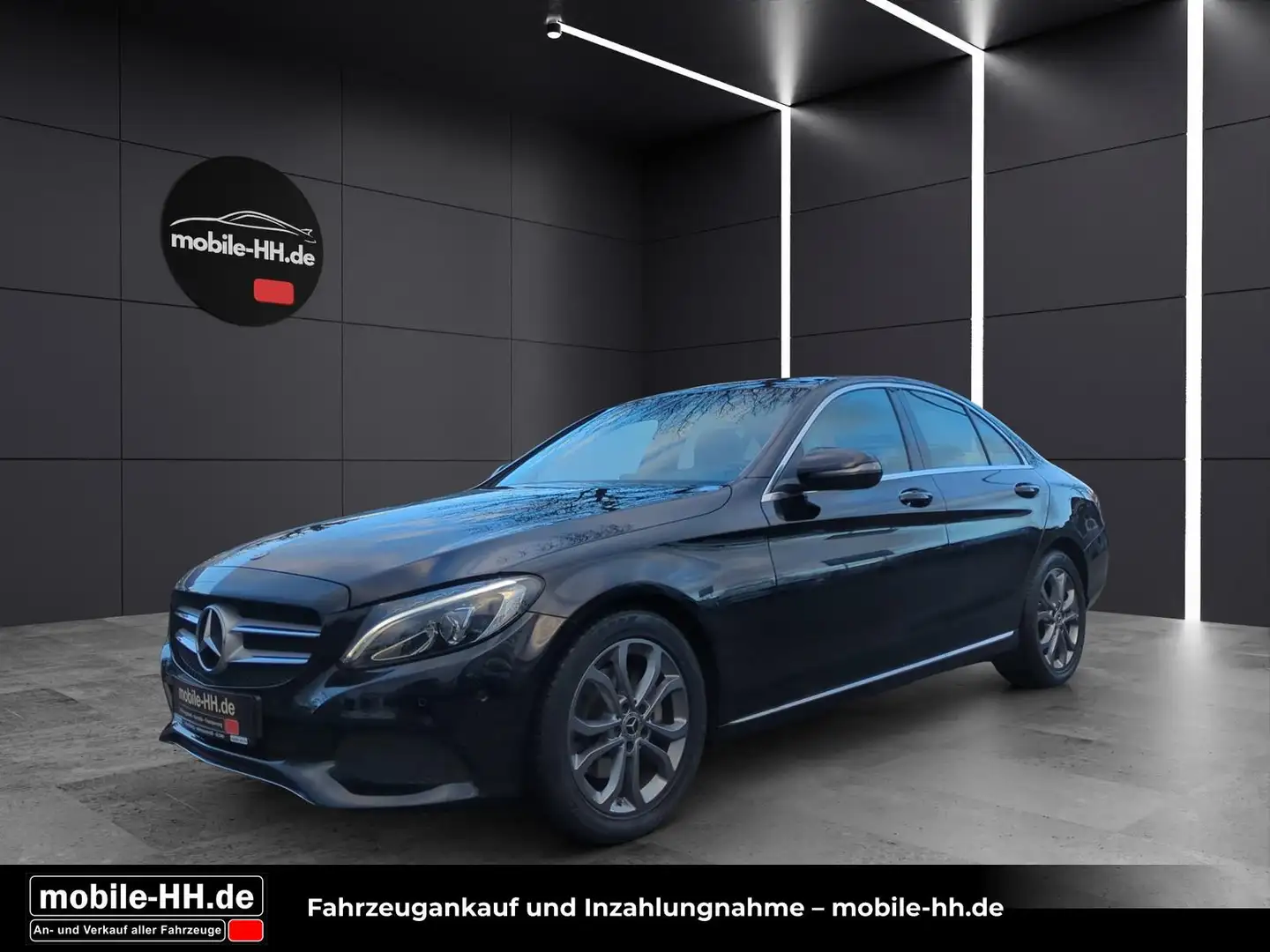 Mercedes-Benz C 220 *EURO6*LED*AVANTGARDE*LEDER*NAVI*SEHR GEPFLEGT* Schwarz - 1