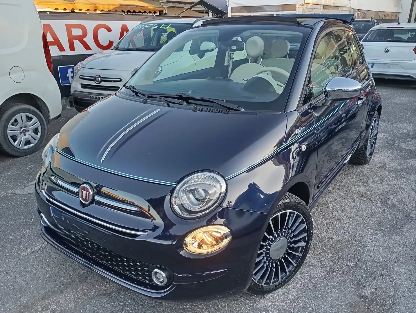Fiat 500C 1.3 Multijet 95CV Riva Blu/Azzurro - 1