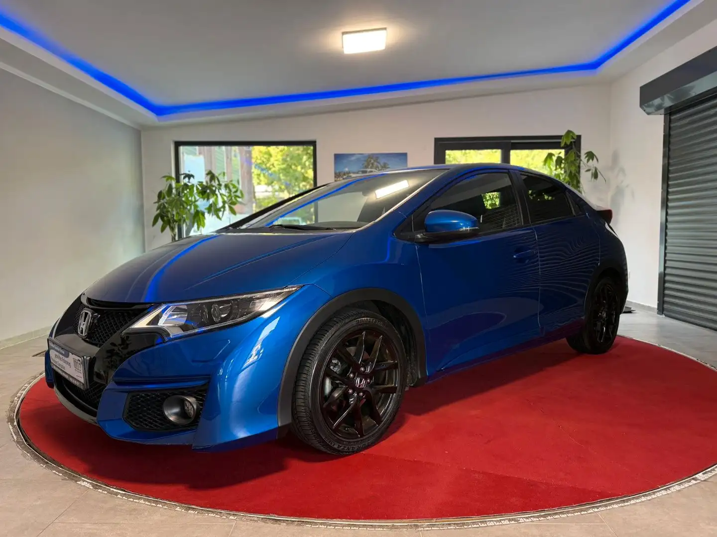 Honda Civic Lim. 5-trg. 1.4 Sport Wenig Km/SPA/Temp Blau - 2