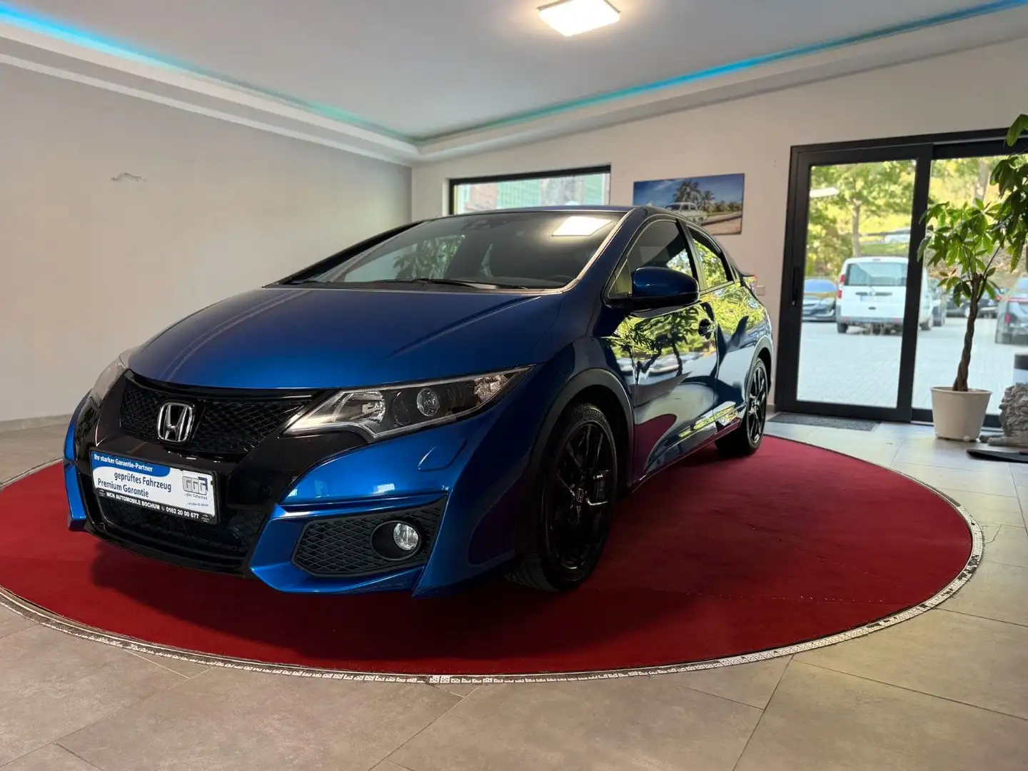 Honda Civic Lim. 5-trg. 1.4 Sport Wenig Km/SPA/Temp Blau - 1