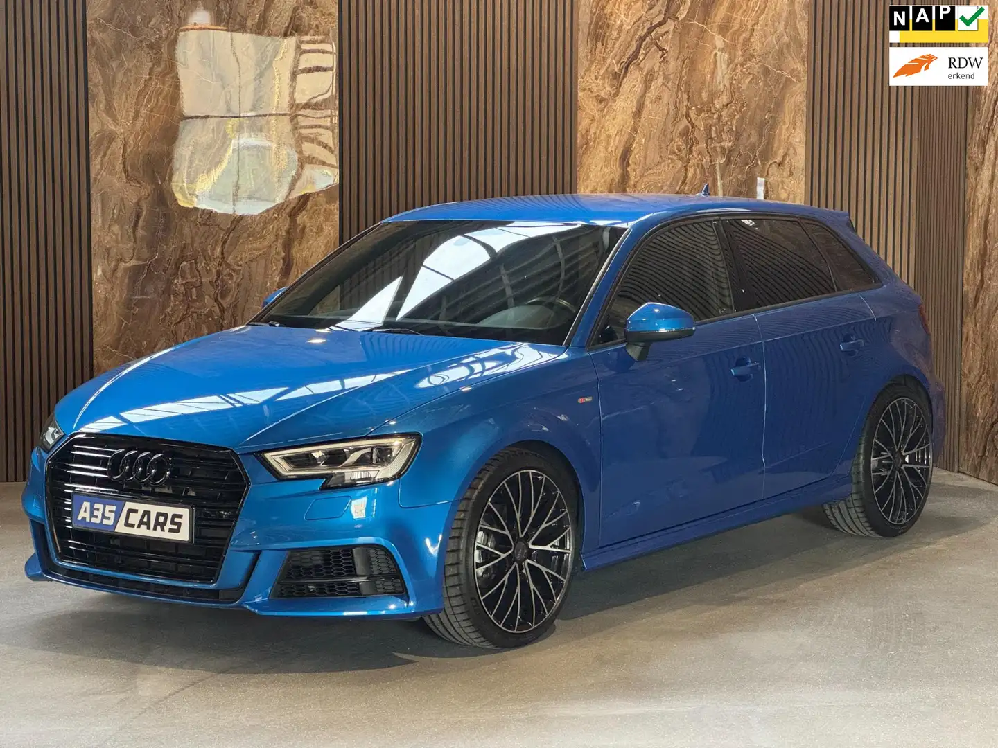 Audi A3 Sportback 1.0 TFSI Sport S Line |Apple carplay|ZGA Blauw - 1