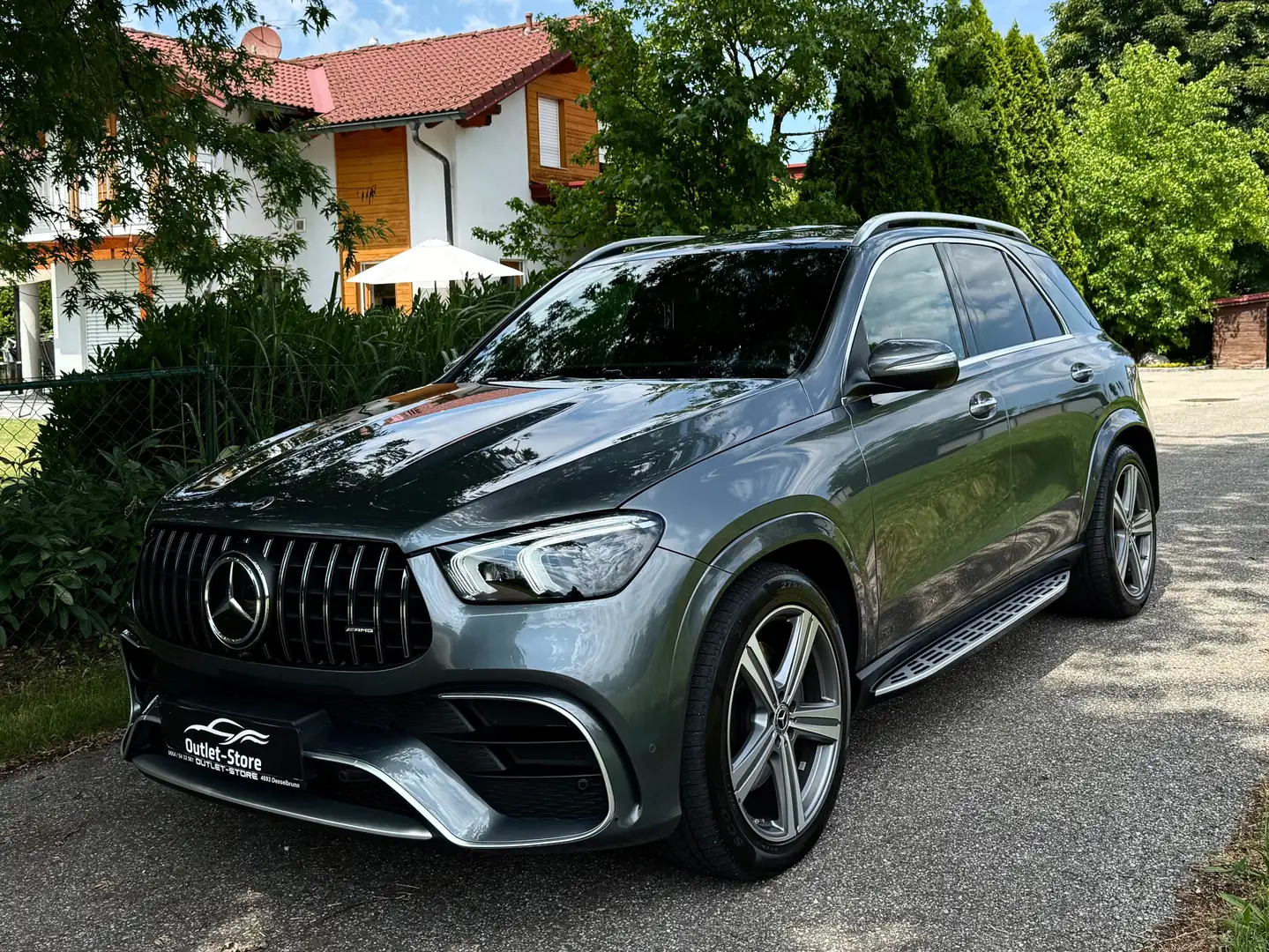 Mercedes-Benz GLE 580 4Matic*1.Besitz*Burmester*Luft*Panorama*AMG63*21'' Grau - 1