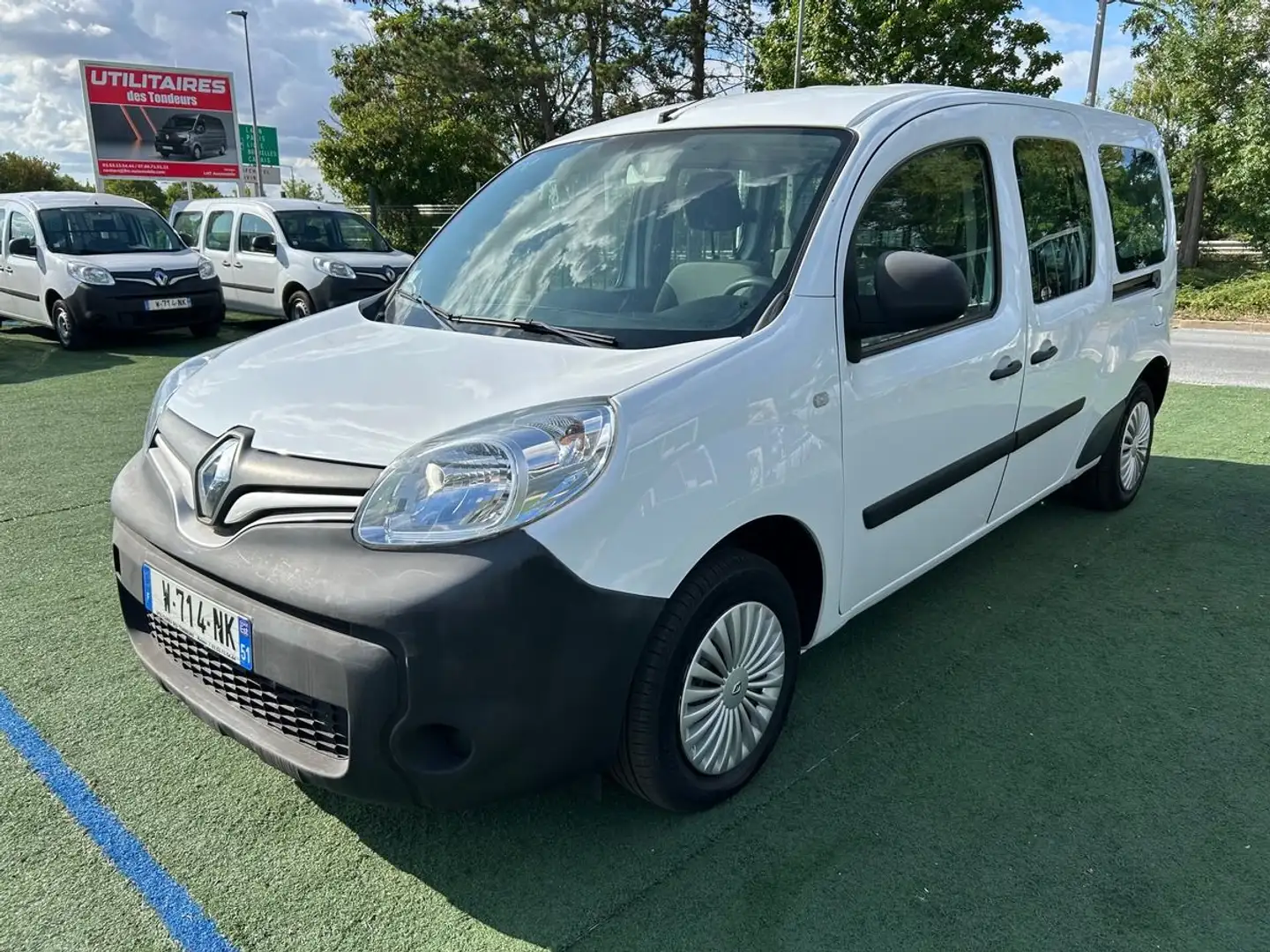 Renault Kangoo Cabine Approfondie 5 places (8.325 HT) 1.5 dCi 90ch Grand Confort Blanc - 1