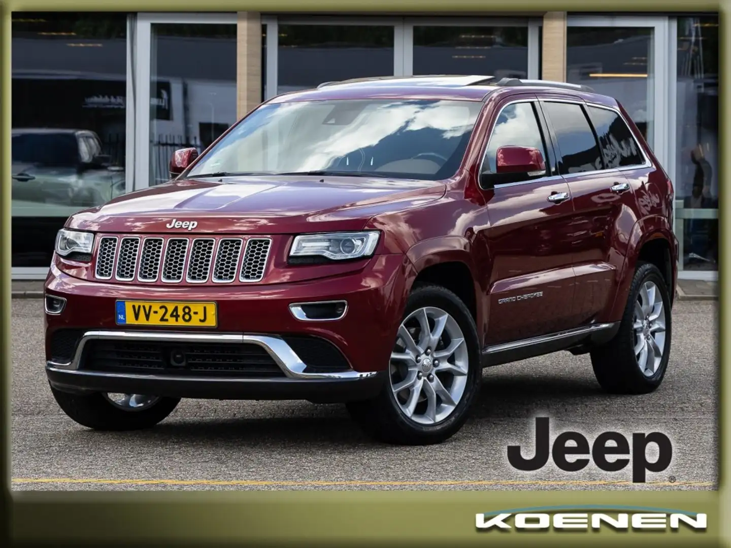 Jeep Grand Cherokee Summit 3.0 V6 CRD 6 Cil Diesel 250Pk Grijs kenteke Rouge - 1