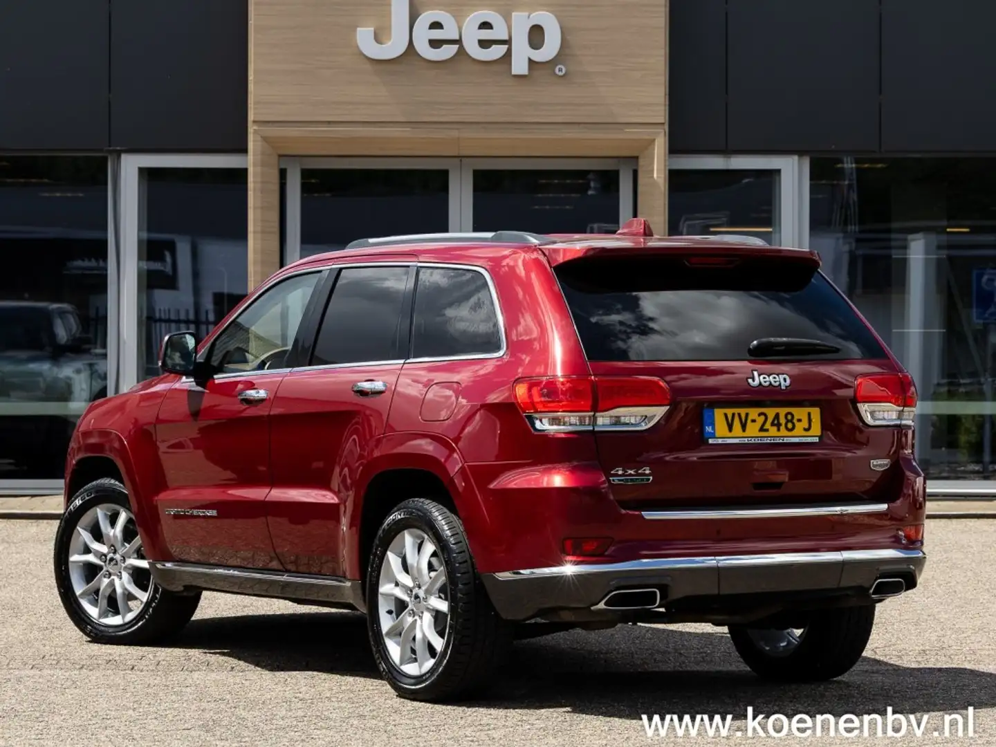 Jeep Grand Cherokee Summit 3.0 V6 CRD 6 Cil Diesel 250Pk Grijs kenteke Rouge - 2