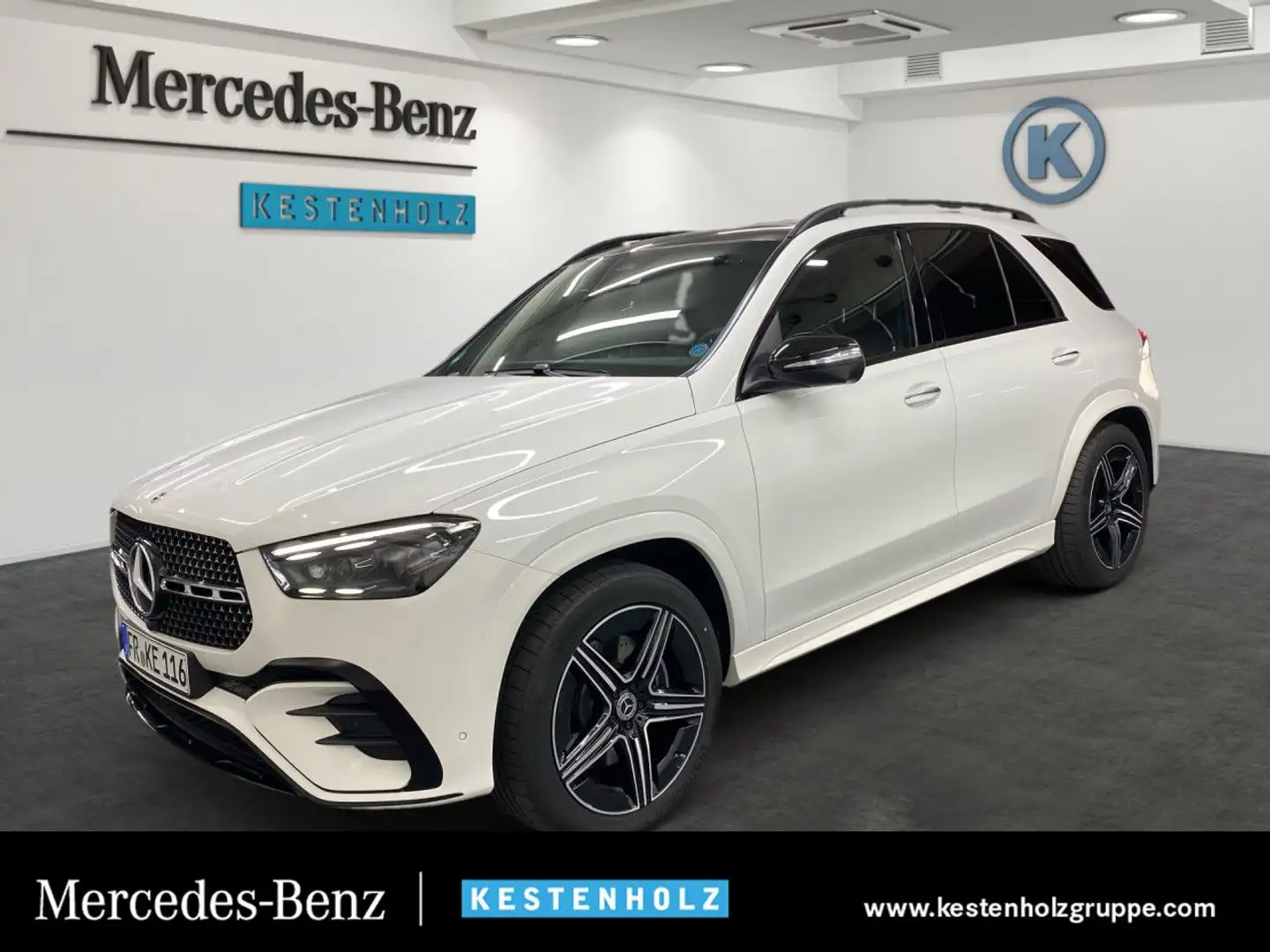 Mercedes-Benz GLE 300 d 4Matic AMG+NIGHT+PANO+AHK+PARK+DISTR+ Weiß - 1