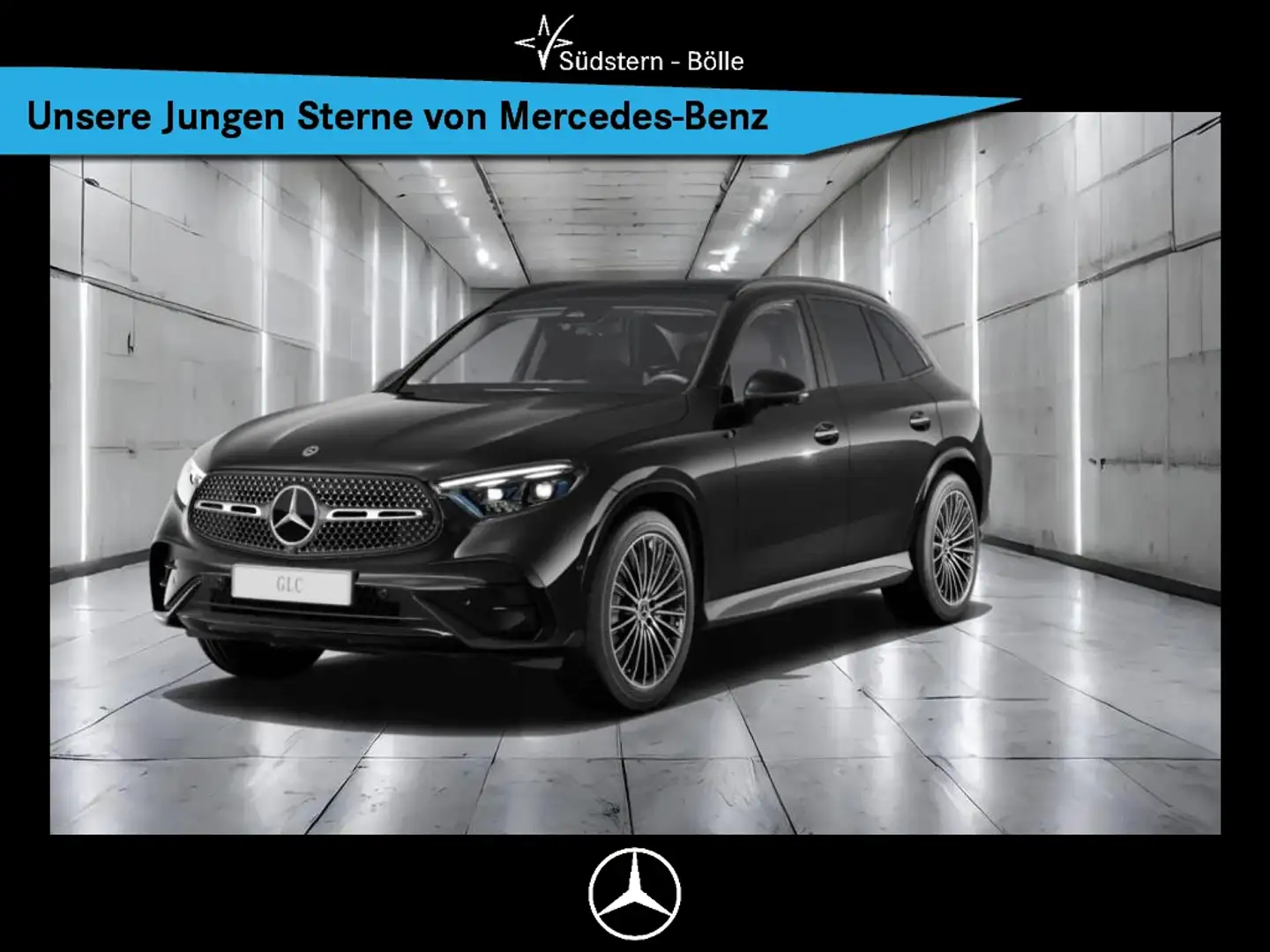 Mercedes-Benz GLC 300 d 4M AMG-PREM.+AHK+PANO+DIG.-L.+360°-KAM Schwarz - 1