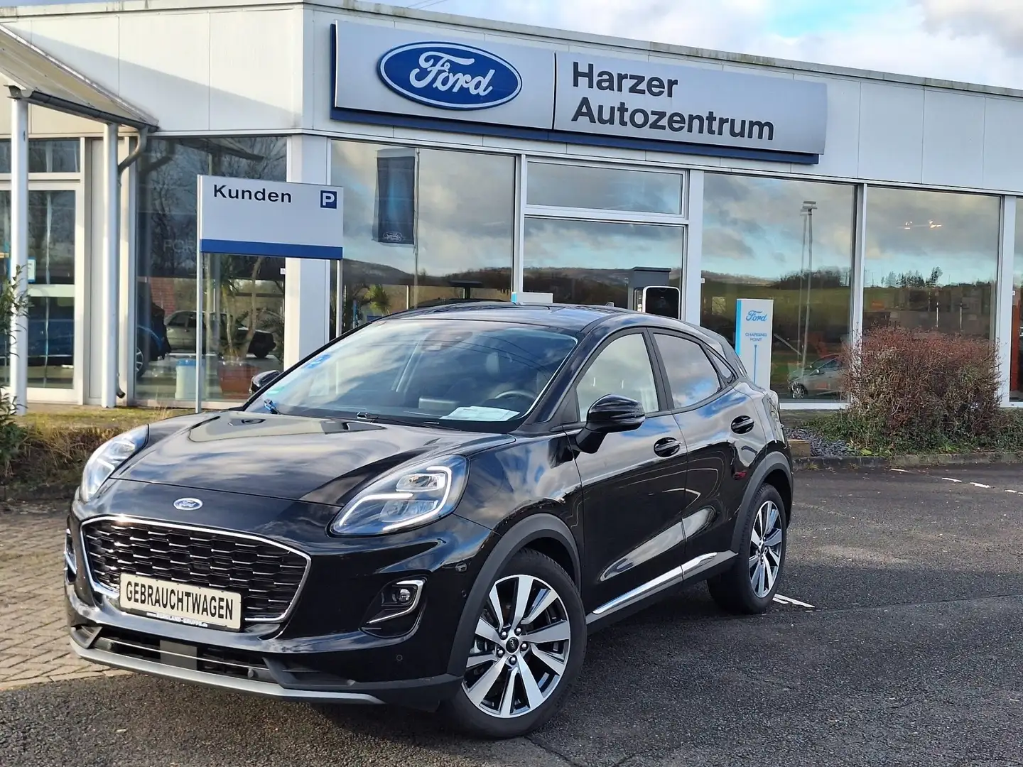 Ford Puma TITANIUM X 1.0L MHEV 125PS  FGS 5Jahre 50000km Negro - 1