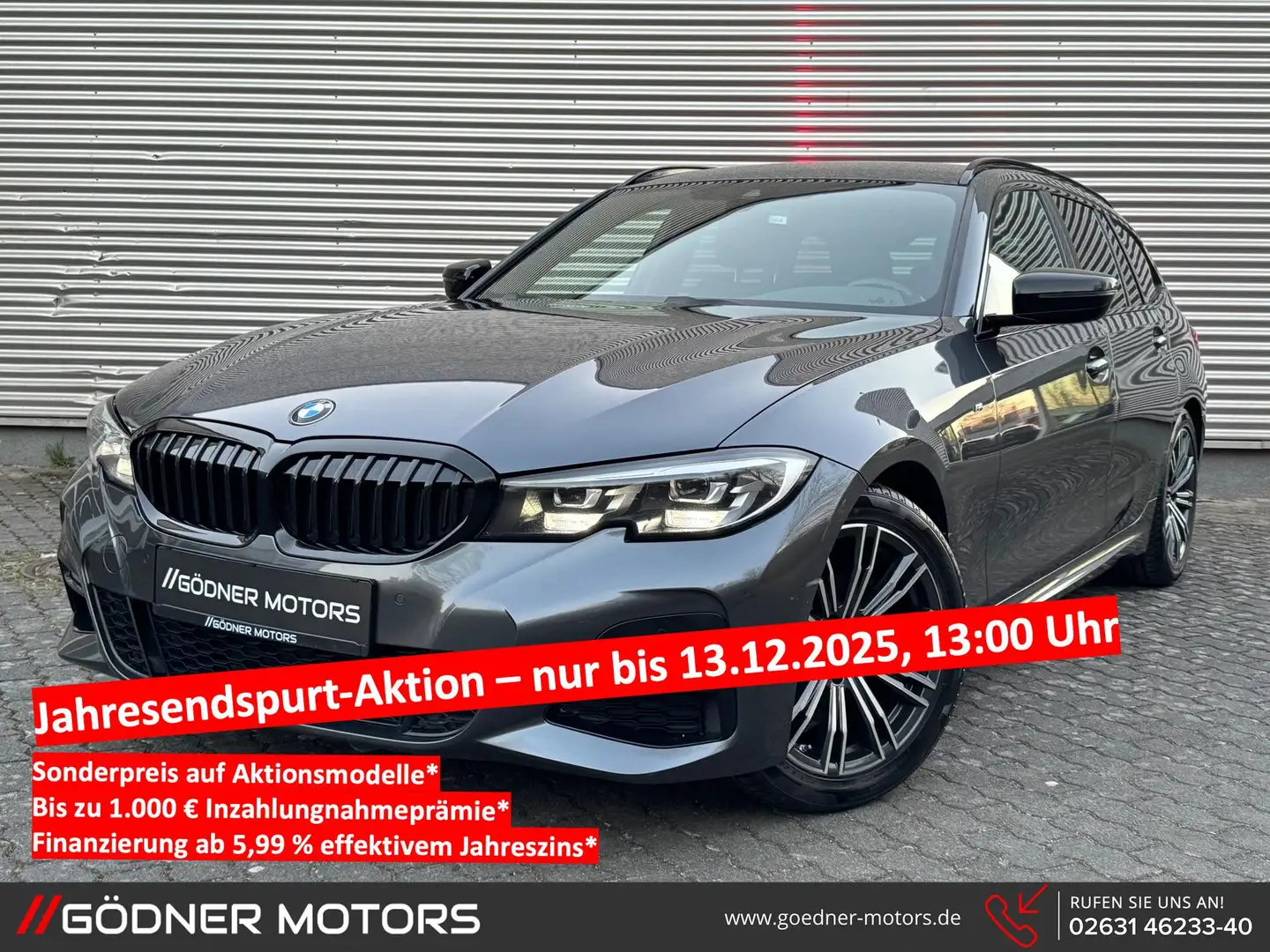 BMW 318 Touring i M Sport DE-FHZ/2.HAND/M-SPORT/LIVE-CO... Gris - 1