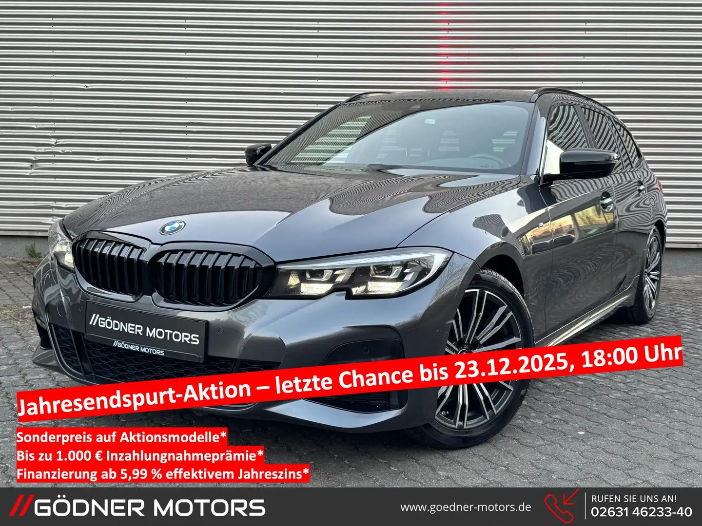 BMW 318 Touring i M Sport DE-FHZ/2.HAND/M-SPORT/LIVE-CO... Grijs - 1