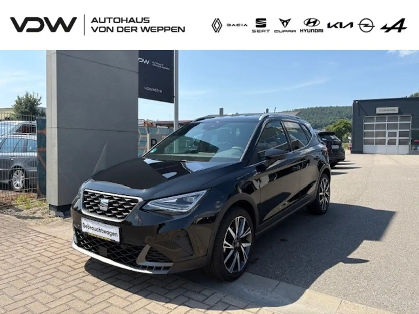 SEAT Arona FR 1.5 TSI AHK/Kamera/Kessy/Winter Paket Klima Schwarz - 1