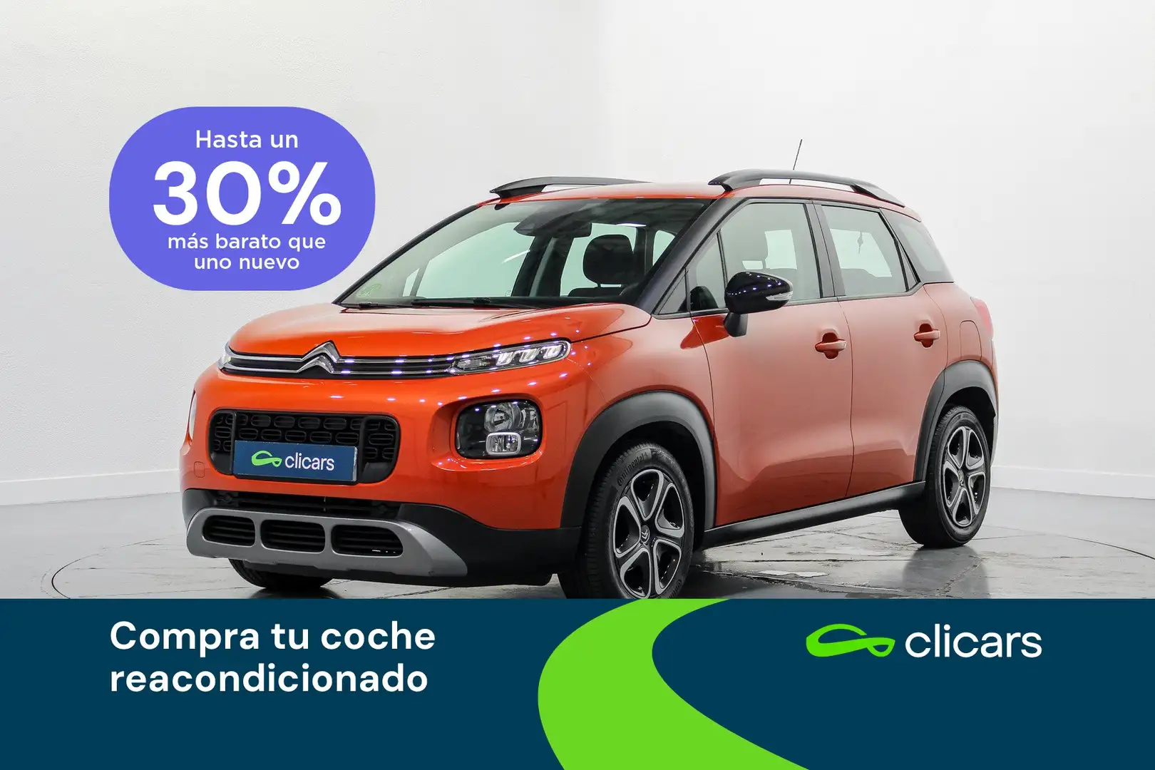 Citroen C3 Aircross Puretech Feel 82 Pomarańczowy - 1