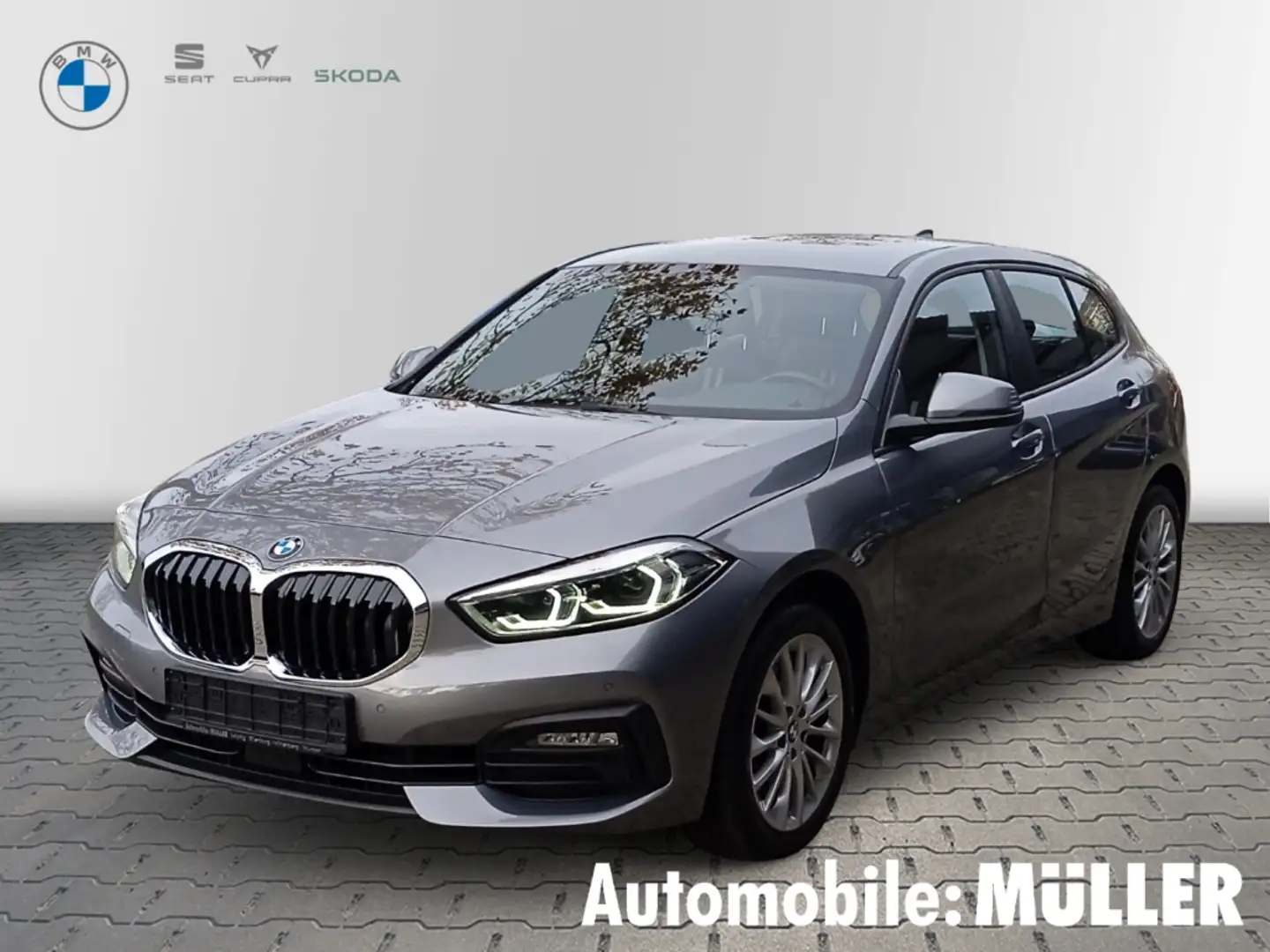 BMW 118 d Advantage*Lenkradhzg.*RFK*Sportsitz*HiFi*DAB* Grau - 1