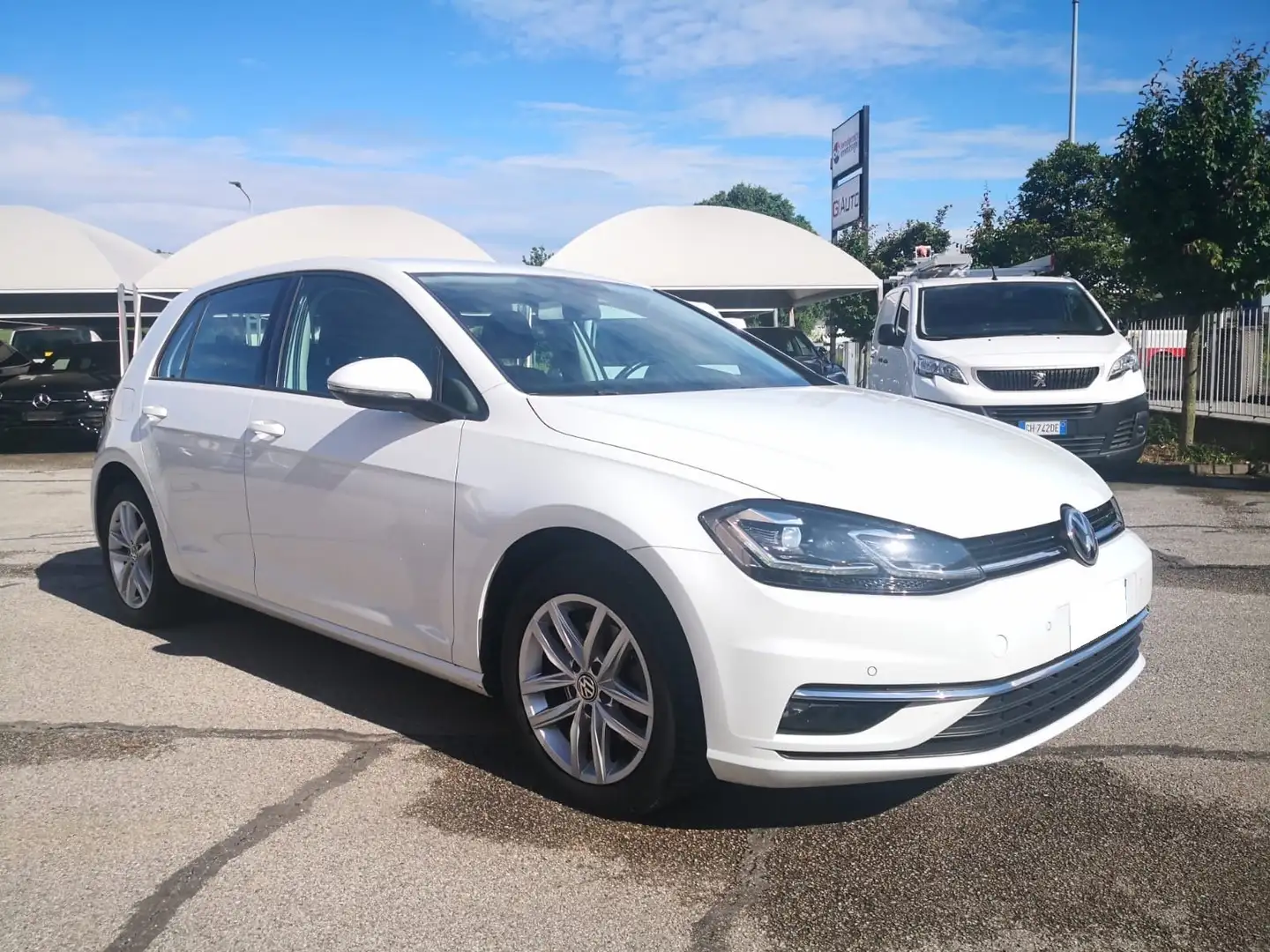 Volkswagen Golf 1.6 TDI 115CV DSG 5p ***FULL LED***CAR PLAY*** Weiß - 1