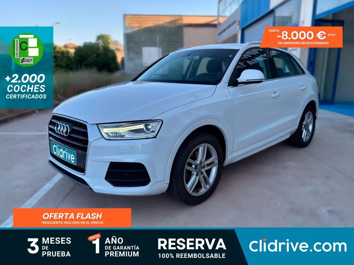Audi Q3 2.0TDI Attraction 110kW Blanco - 1