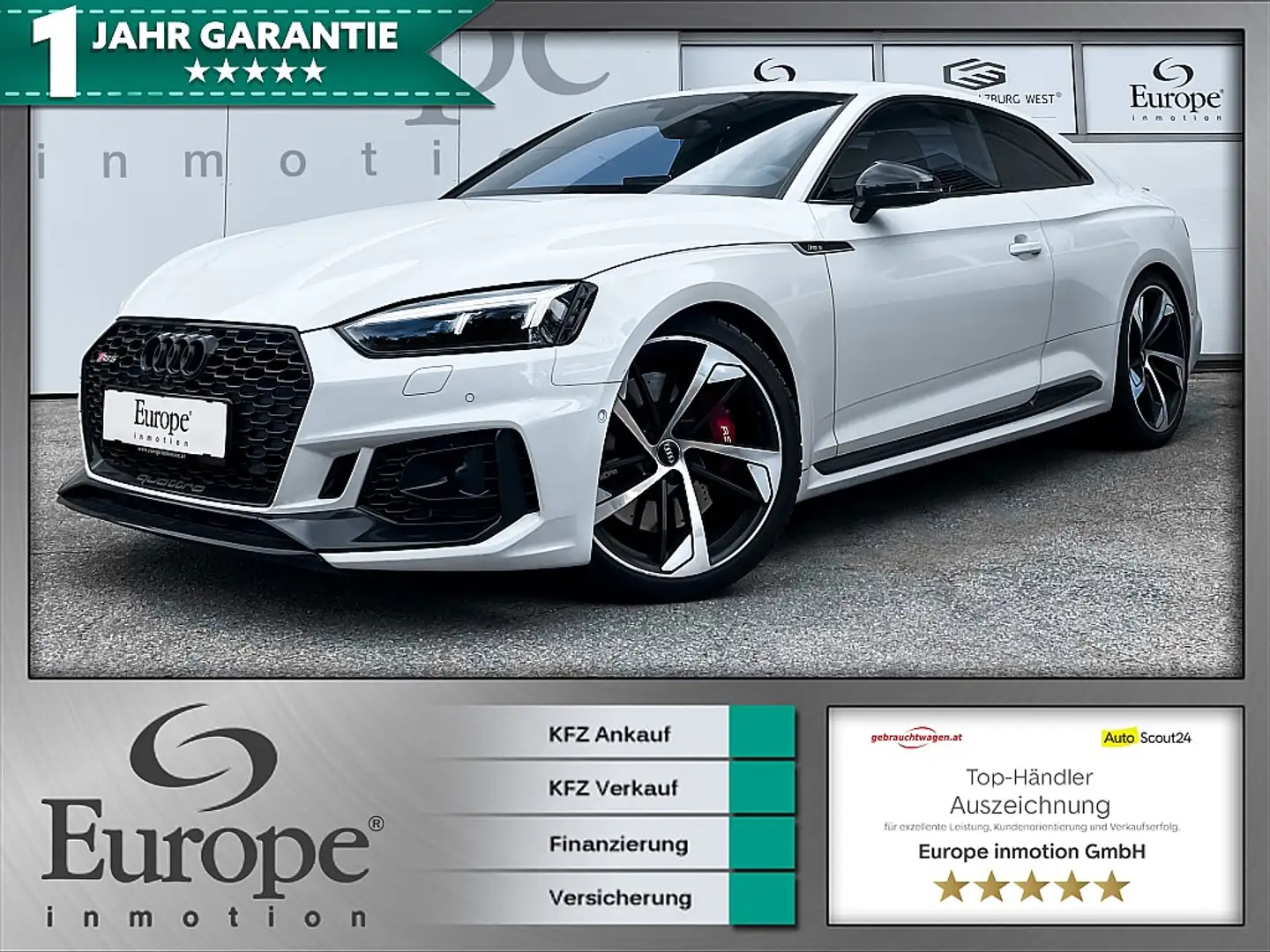 Audi RS5 Coupé 2,9 TFSI quattro /Matrix/ACC/HuD/Keyless/ Bílá - 1