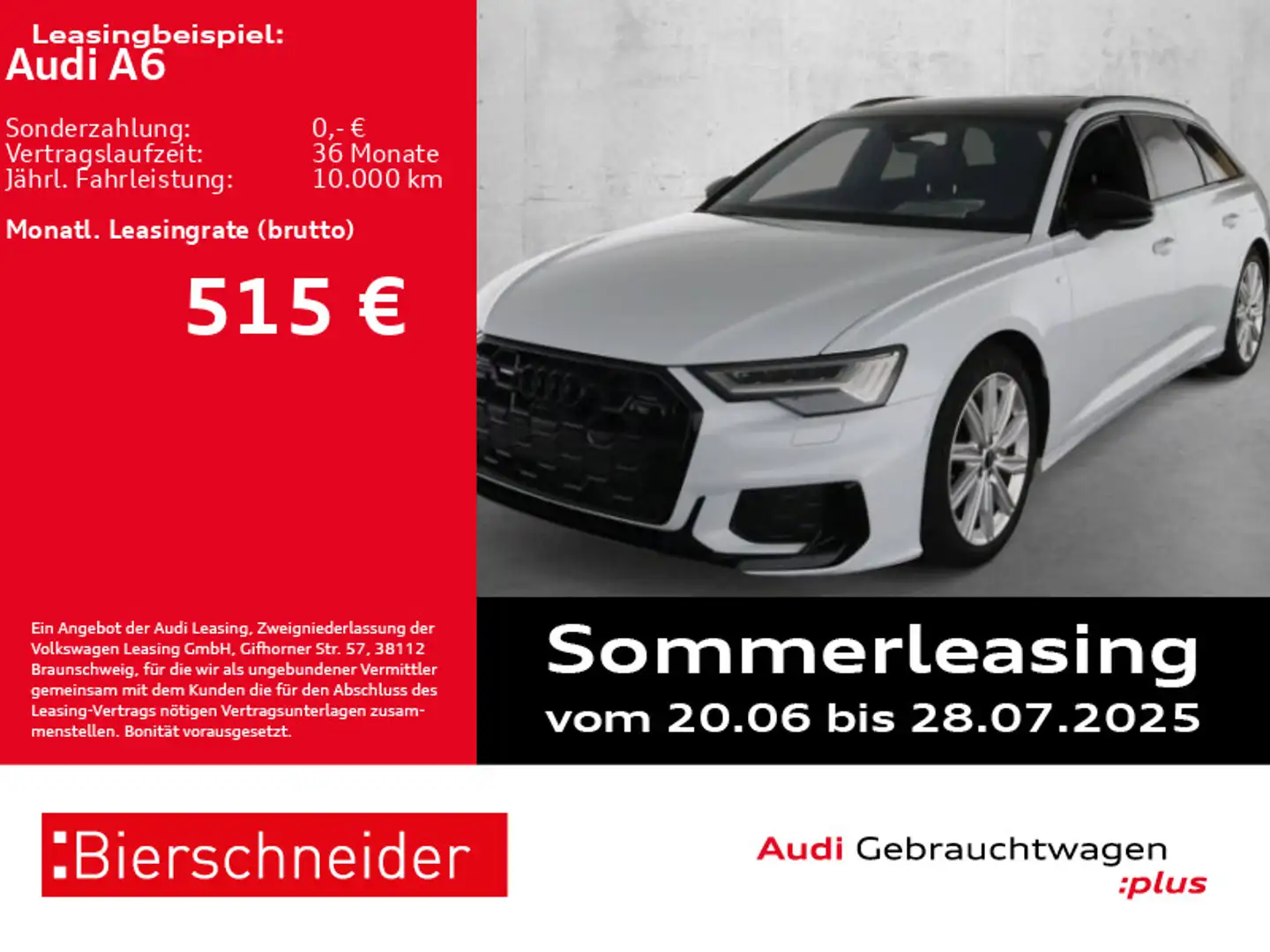 Audi A6 Av 50 TFSI e qu 2x S line Black AHK MATRIX PA Weiß - 1