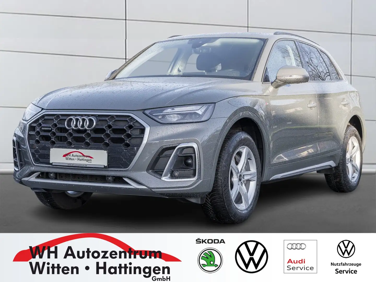 Audi Q5 40 TDI quattro S line NAVI AHK REARVIEW LED GJ-... Grau - 1