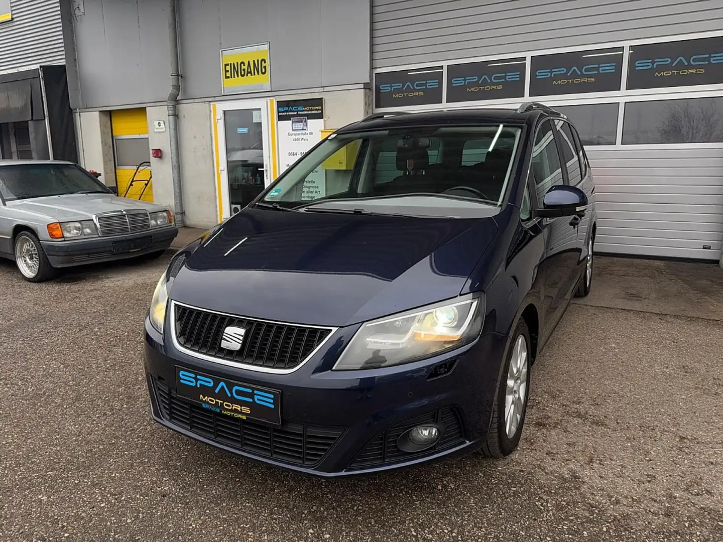SEAT Alhambra Style 2,0 TDI CR 4WD DPF Blau - 2