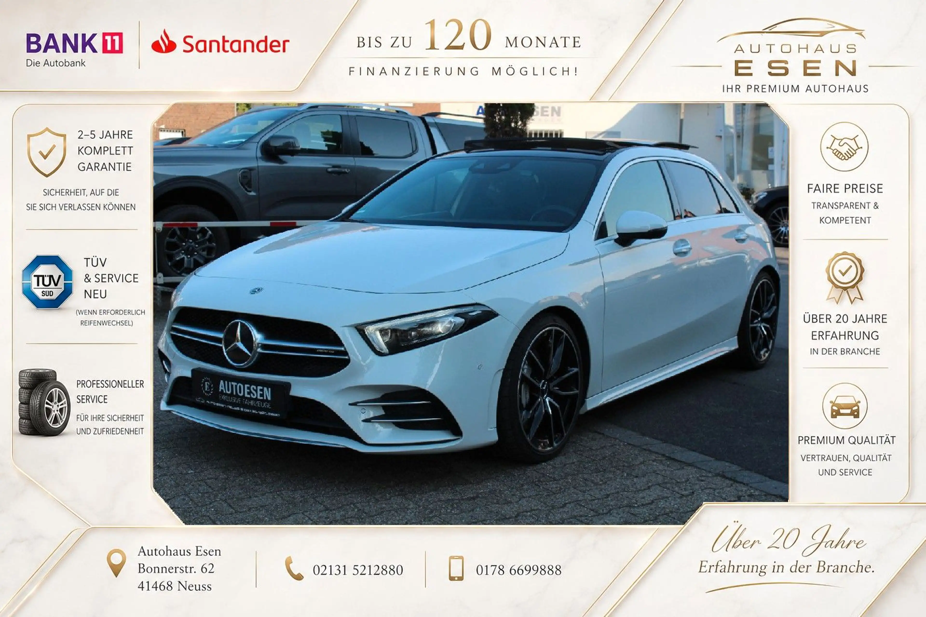 Mercedes-Benz A 35 AMG A35 AMG 4MATIC+PANO+360°+MEMORY+HUD+STANDHEIZUNG