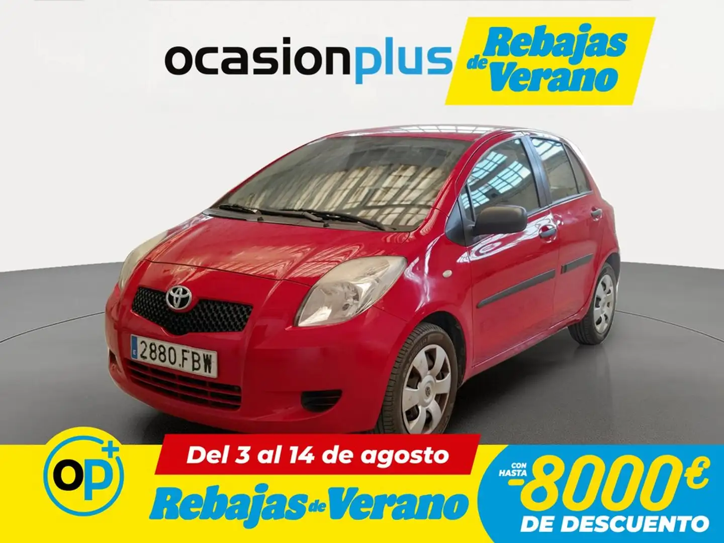Toyota Yaris 1.4D-4D Rojo - 1