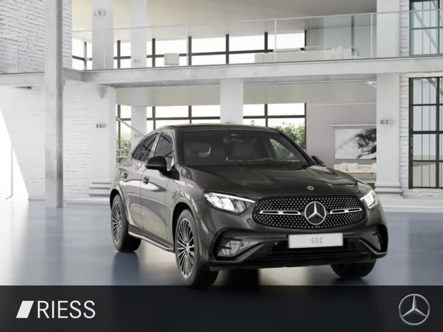 Mercedes-Benz GLC 300 d 4M Coupé AMG Ad. Pl. Night AHK Distr. Grau - 2