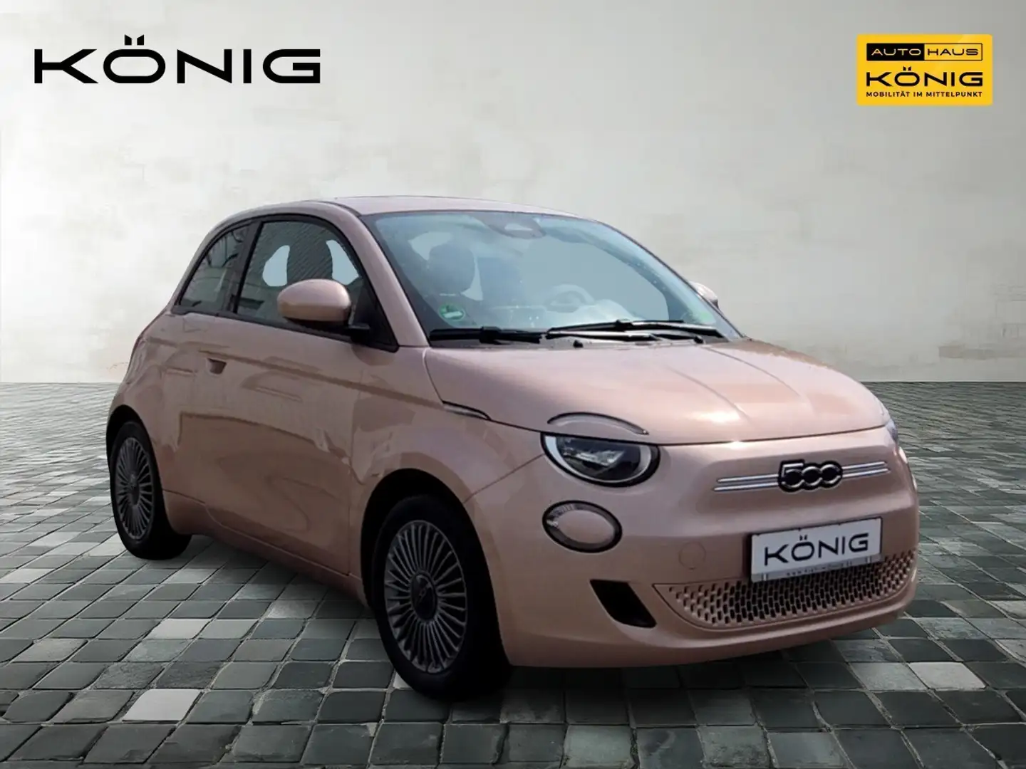 Fiat 500e Icon CCS PDC Tempomat Klimaauto. CarPlay Auriu - 2