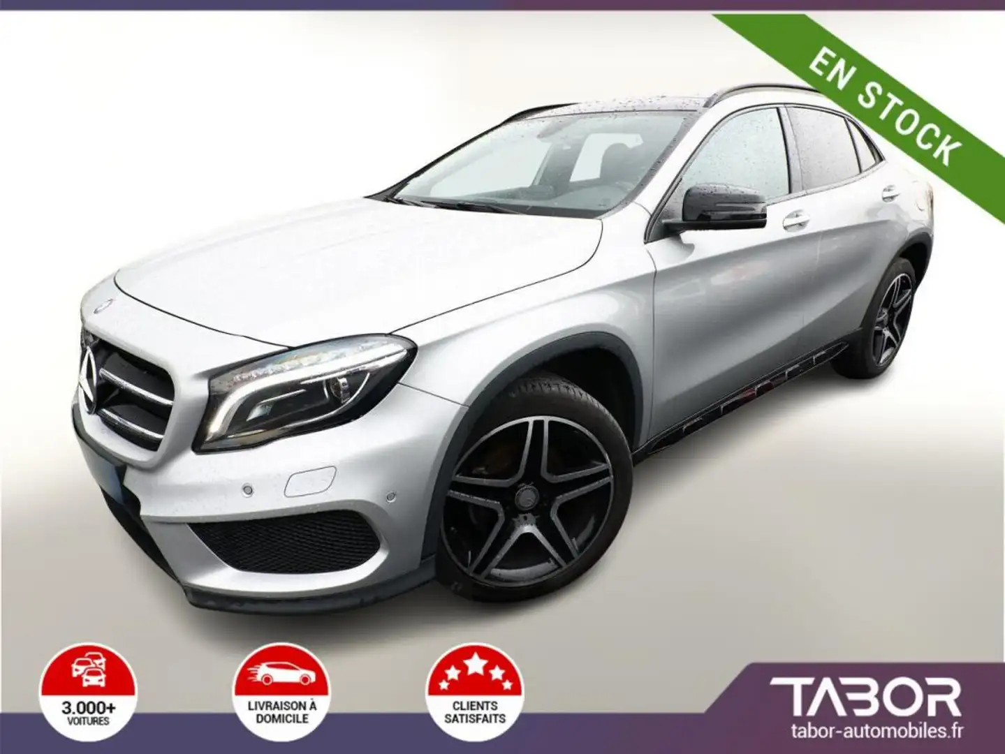 Mercedes-Benz GLA 200 200 d AMG Line NightP Pano Argent - 1