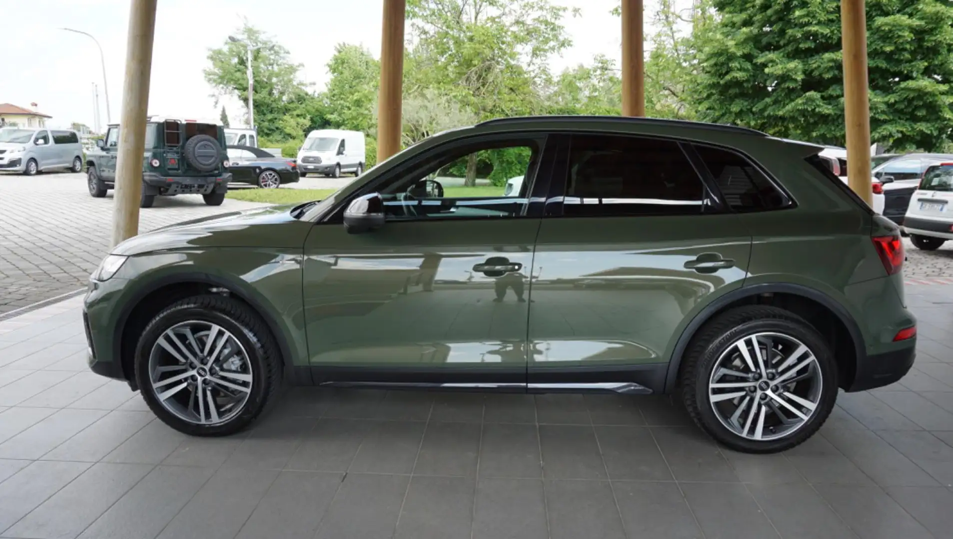 Audi Q5 40 TDI 204 CV quattro S tronic S line plus Zöld - 2