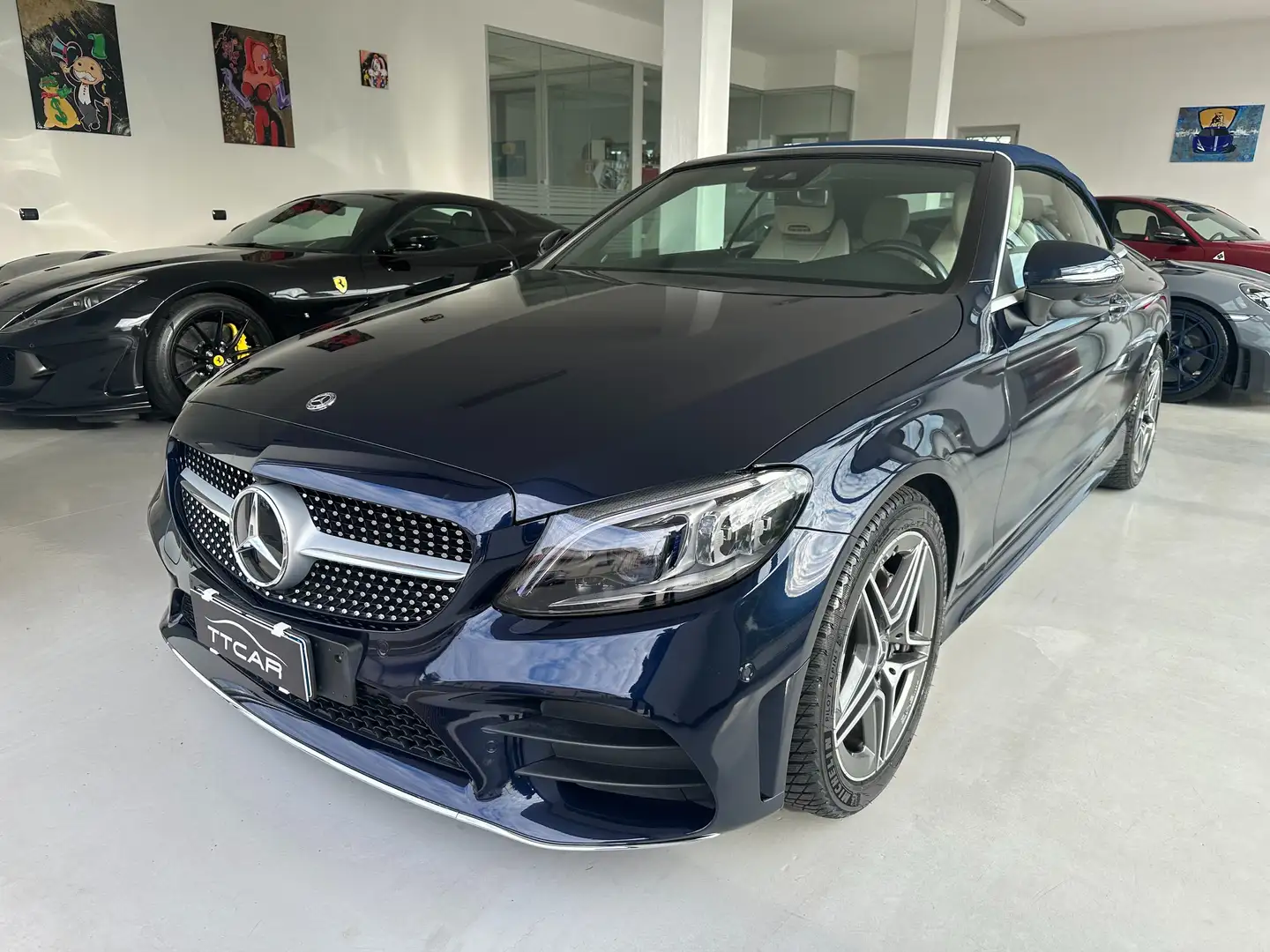 Mercedes-Benz C 220 C Cabrio 220 d Premium auto Azul - 1