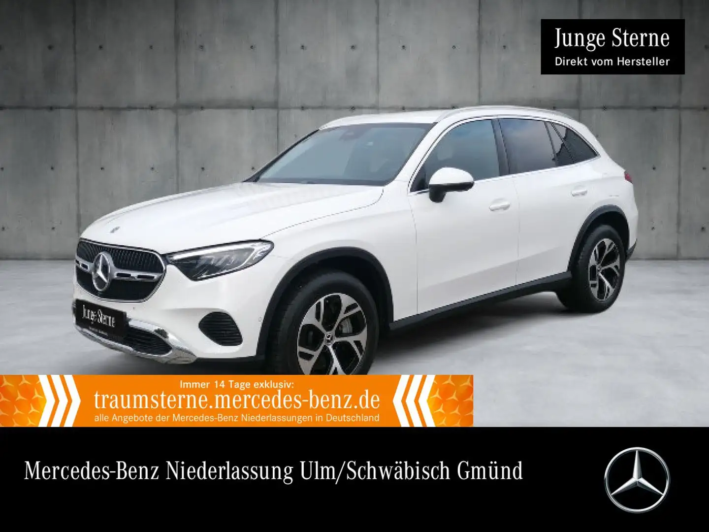 Mercedes-Benz GLC 300 de 4M AVANTG+360+LED+TOTW+KEYLESS+9G Weiß - 1