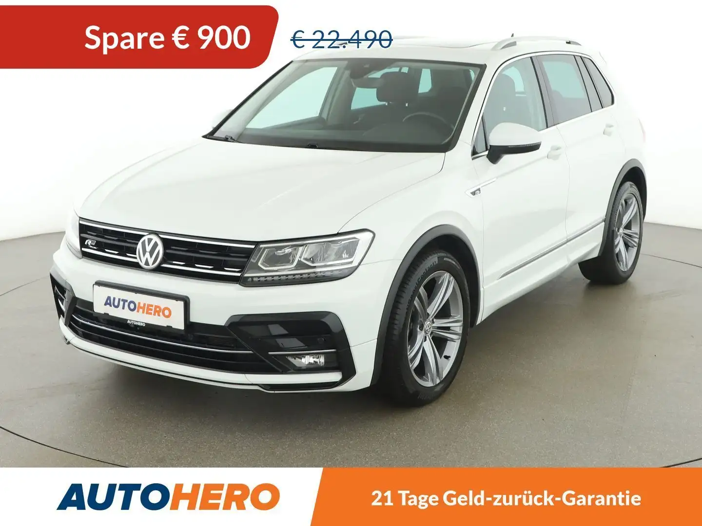 Volkswagen Tiguan 1.4 TSI Comfortline BlueMotion R-Line Weiß - 1