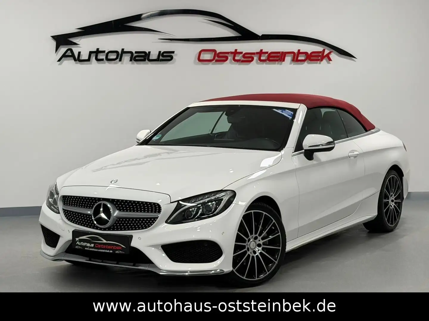 Mercedes-Benz C 180 CABRIO 9G-TRONIC/AMG-LINE/LED/SHZ/AIRSCARF Weiß - 1