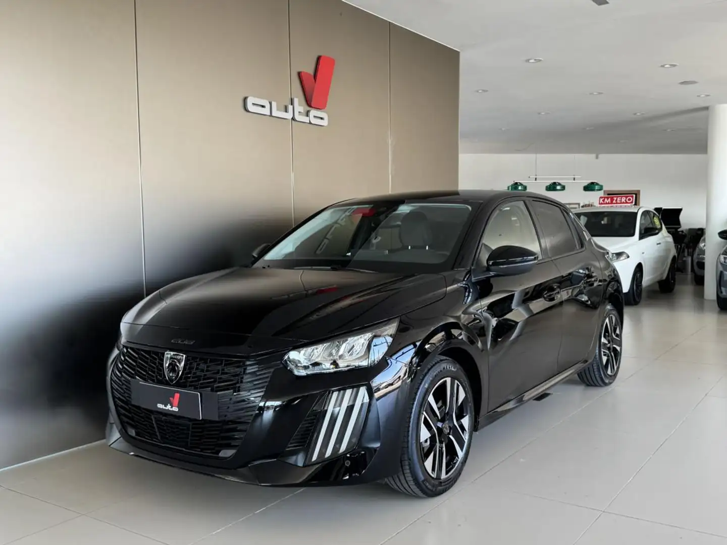 Peugeot 208 PureTech 100 5 porte Allure+TELECAMERA+FARI LED Nero - 2