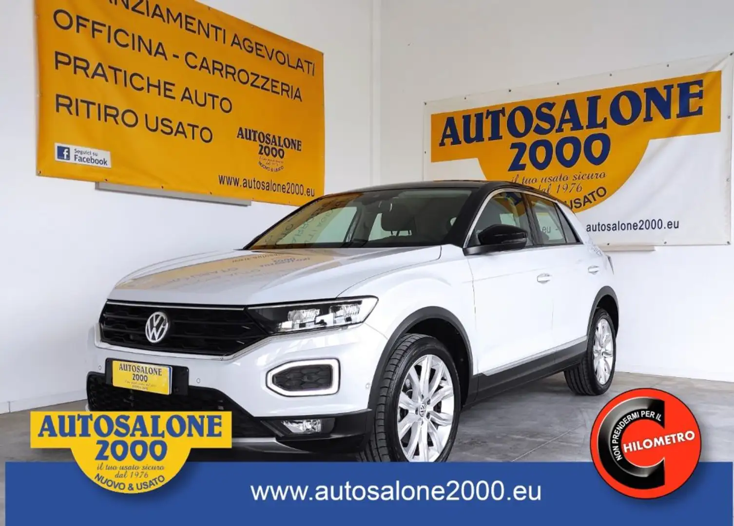 Volkswagen T-Roc 2.0 TDI 150CV DSG 4MOTION Advanced 28.000 KM Grigio - 1