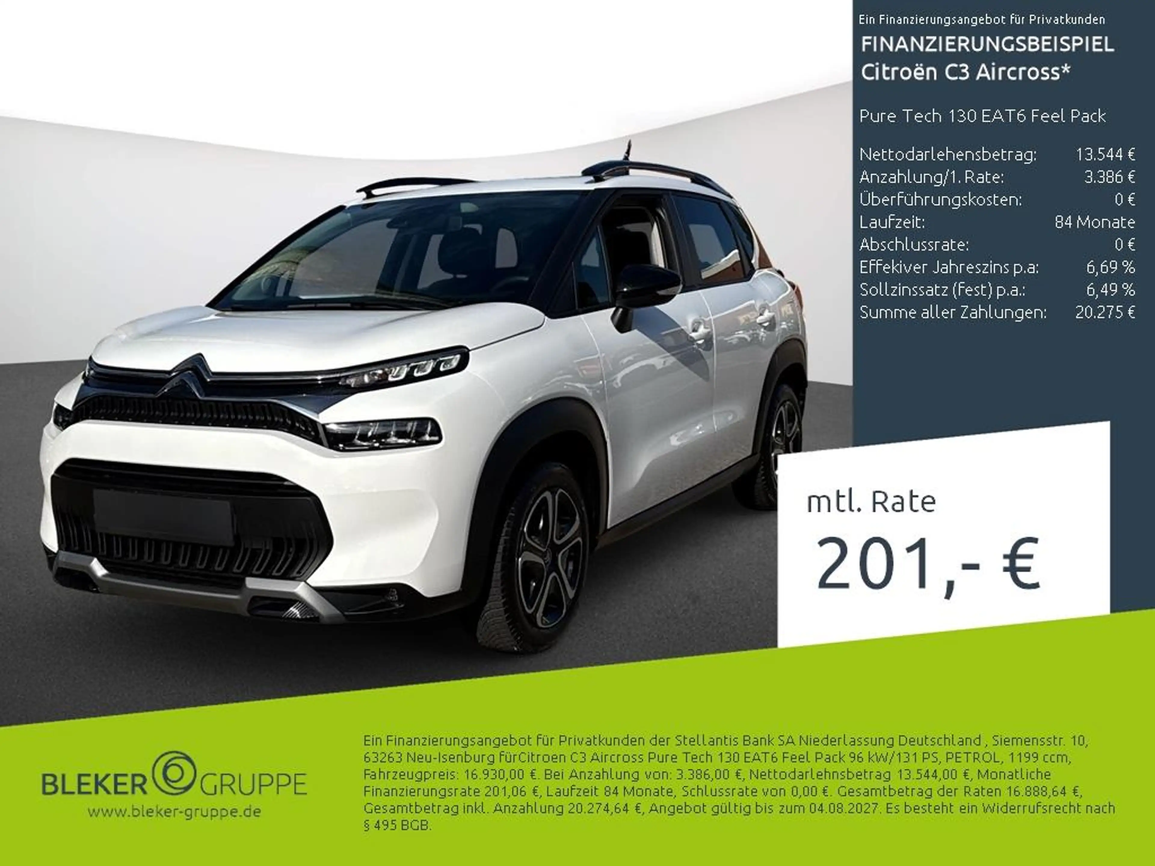 Citroen C3 Aircross Pure Tech 130 EAT6 Feel Pack