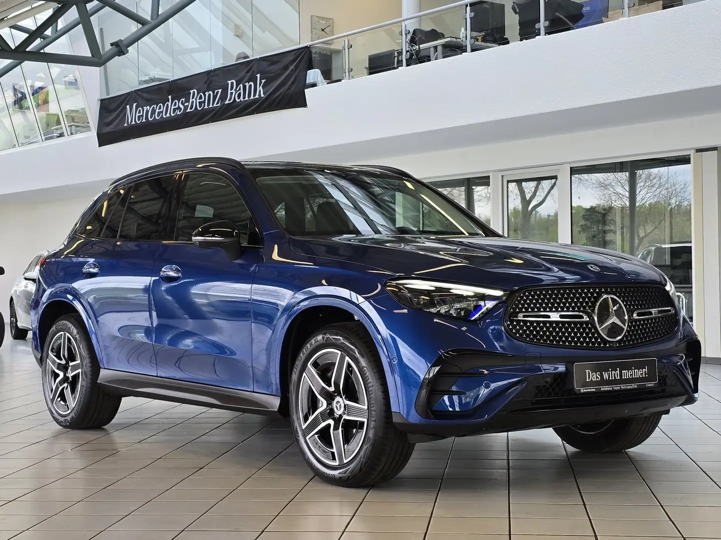 Mercedes-Benz GLC 300 e 4M AMG-Line DISTRONIC+360°+PANORAMADACH Blau - 1