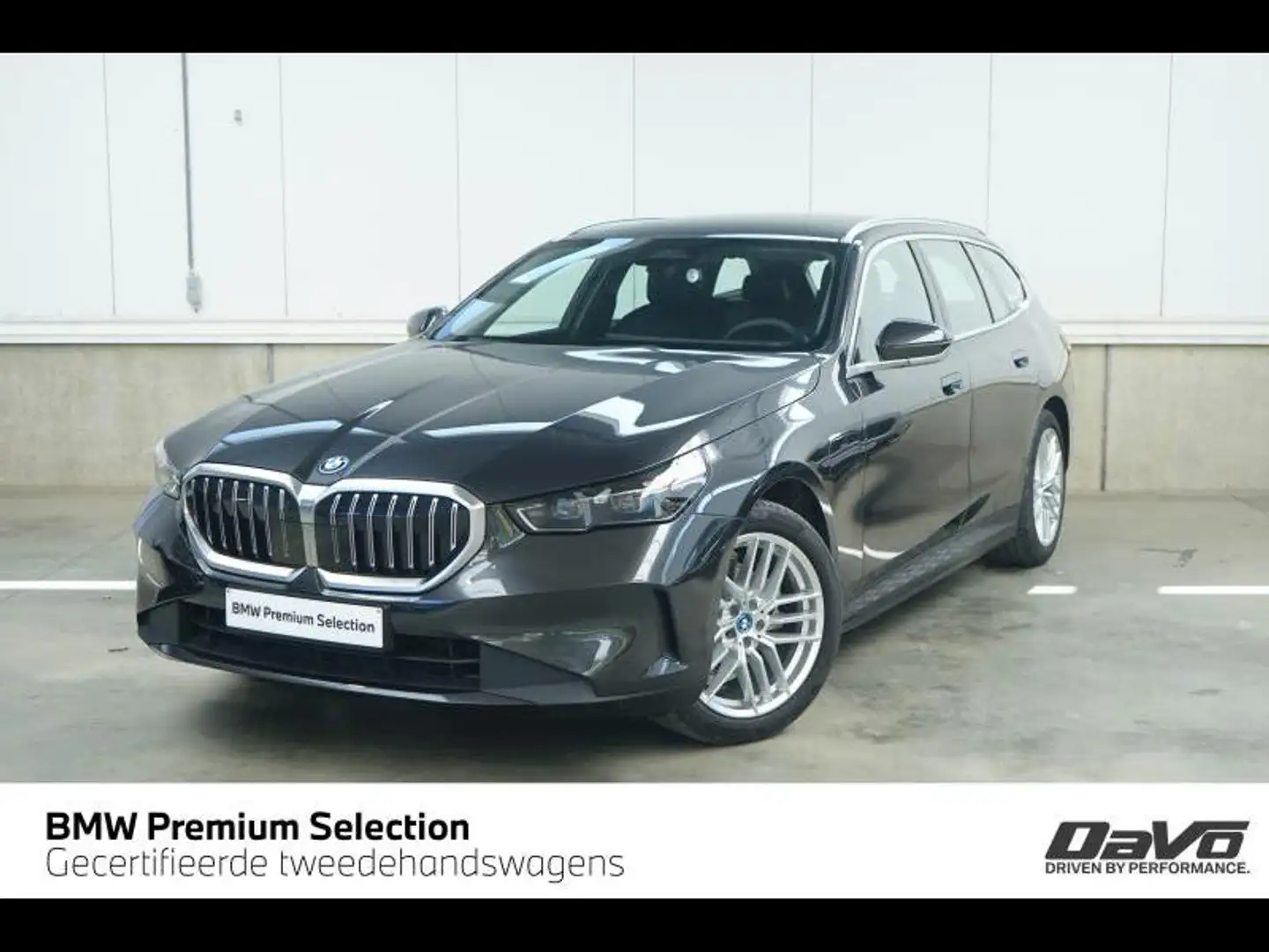 BMW 530 HYBRID - HAAK - ACC - LEDER Gris - 1