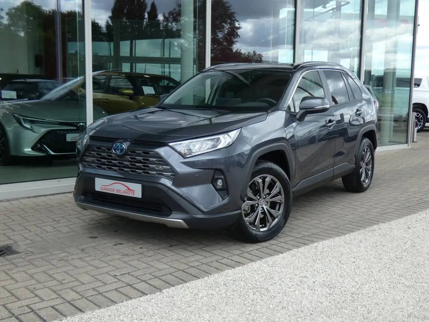 Toyota RAV 4 HYBRID Dynamic Plus +Dodehoek Carplay GPS Gris - 2