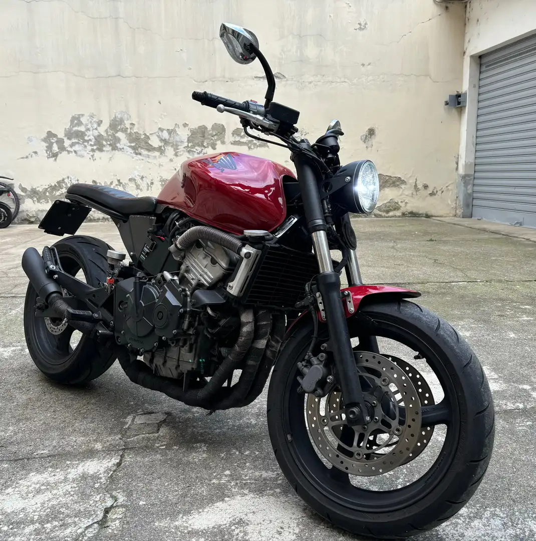 Honda Hornet Honda hornet 600 - cafè racer Červená - 1