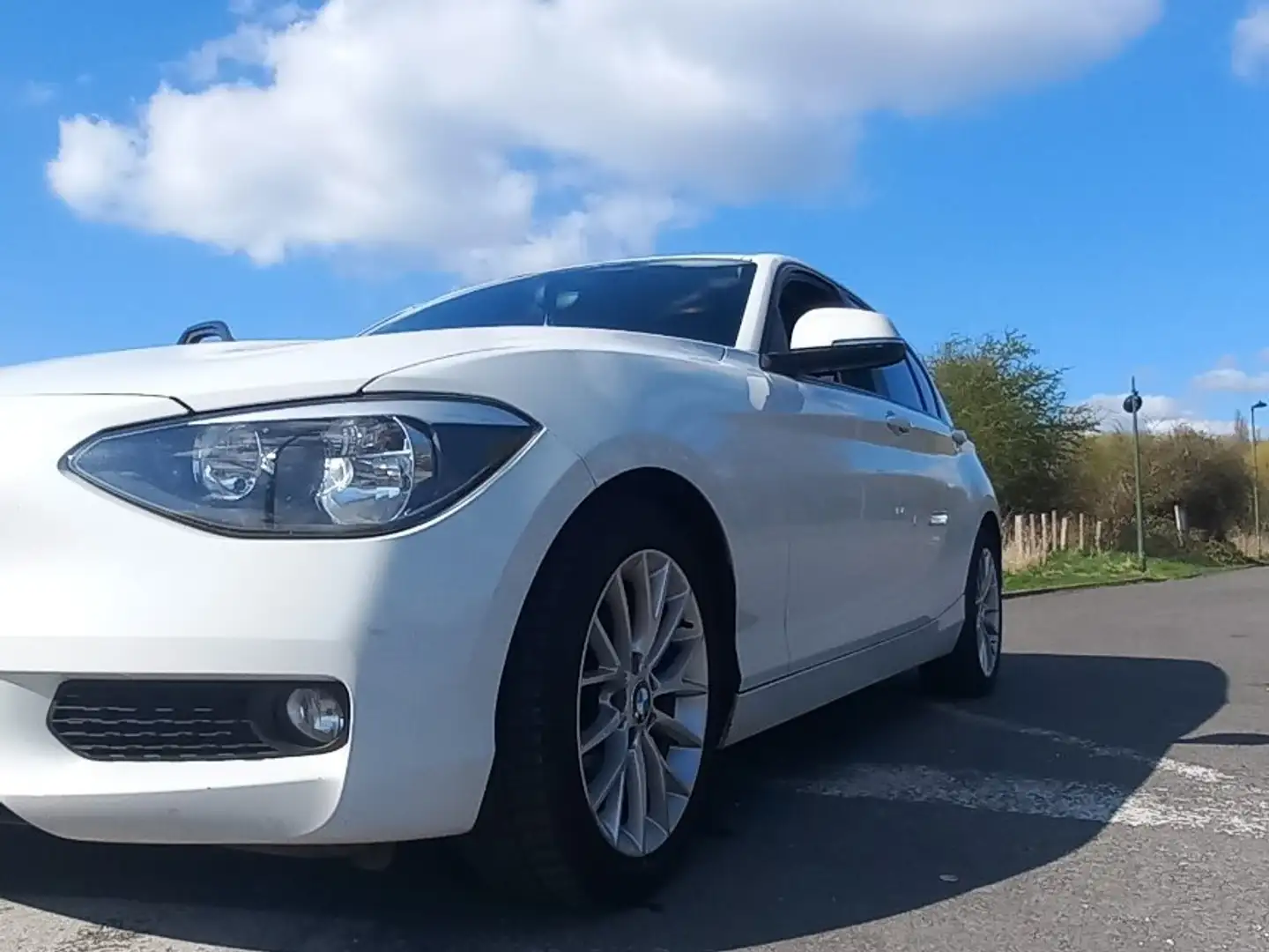 BMW 116 116i Blanc - 1