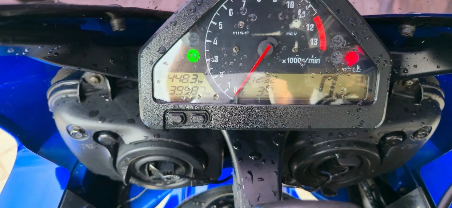 Honda CBR 1000 supersport Bleu - 1