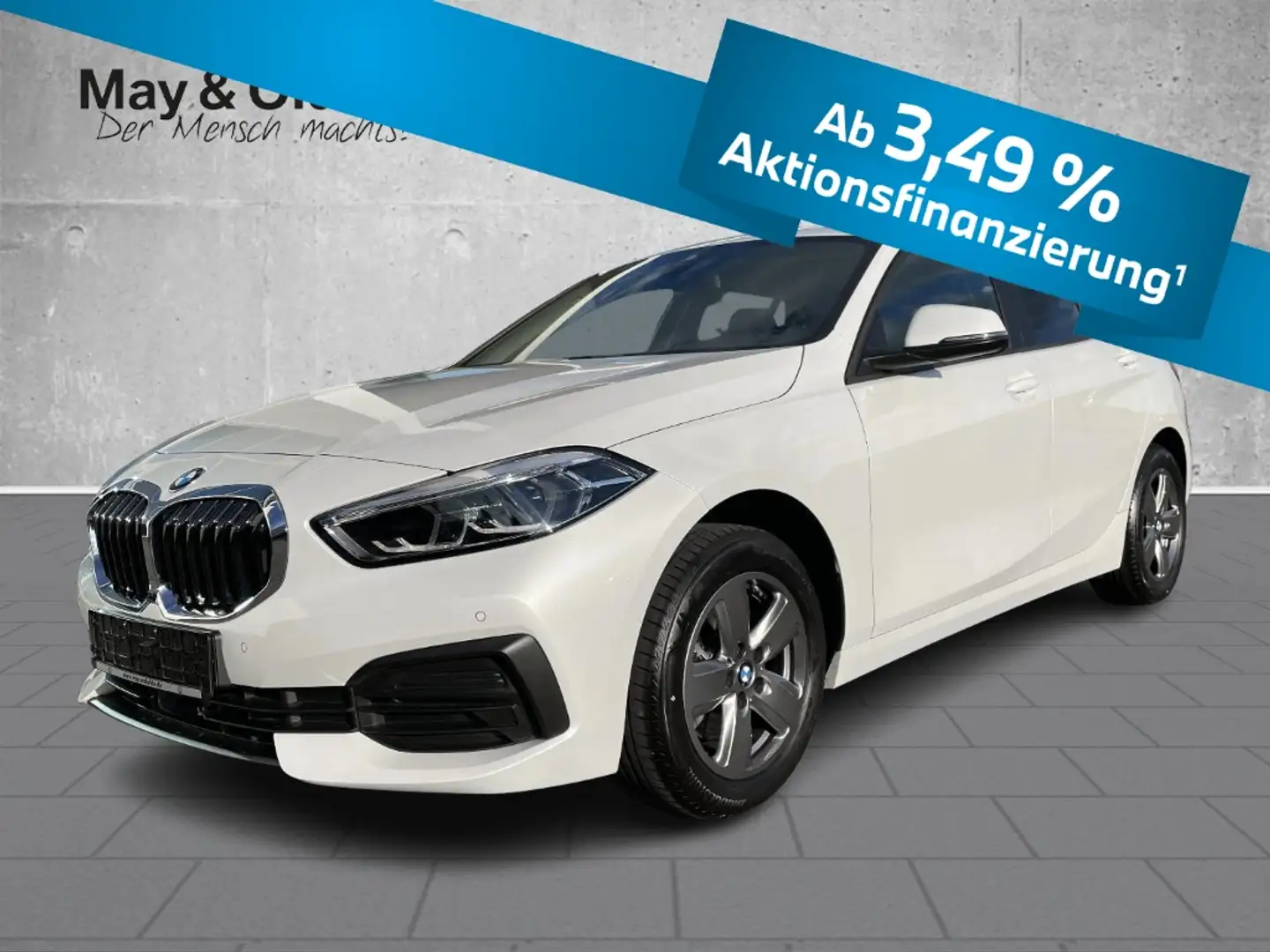 BMW 118 i Advantage LED Navi AHK DAB Sitzhzg 6-Gang Weiß - 1