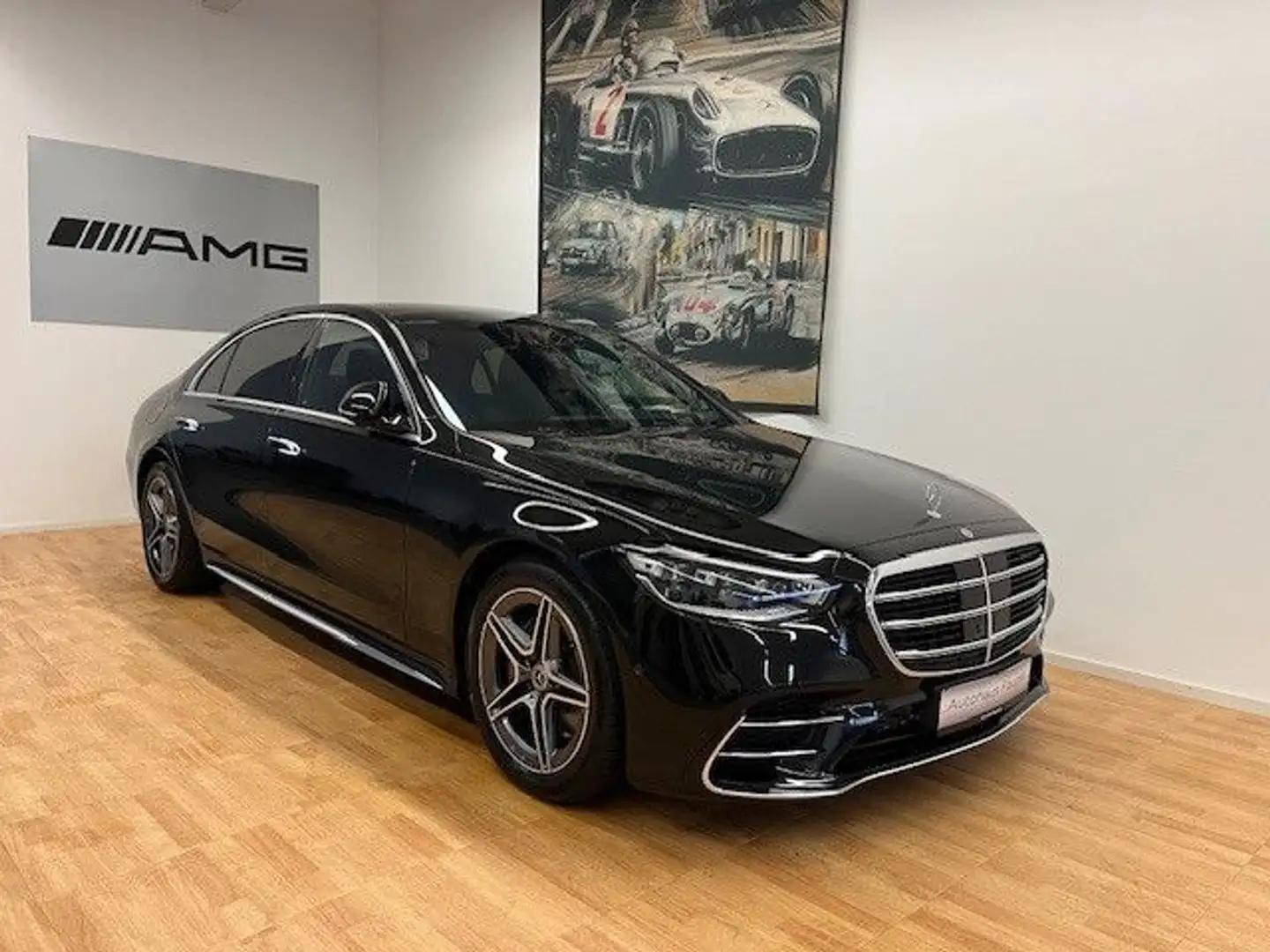 Mercedes-Benz S 580 e lang long AMG-Line Sound Pano Chauffeur Noir - 1