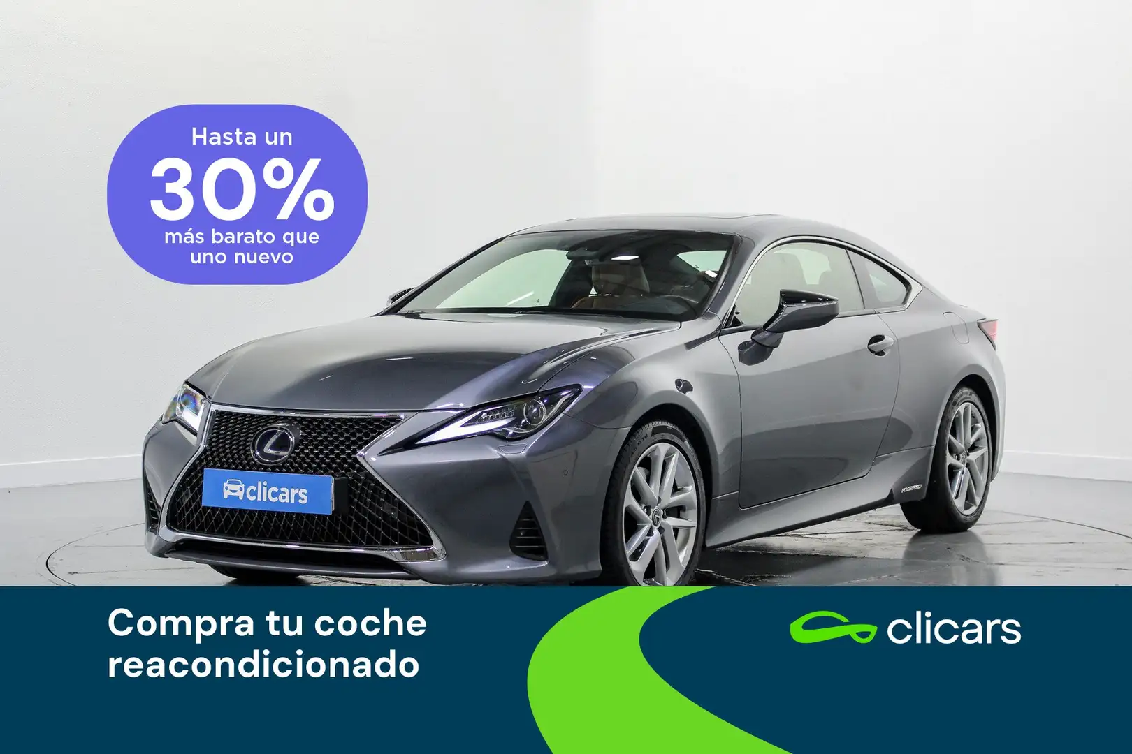 Lexus RC 300h Executive Navigation Gris - 1
