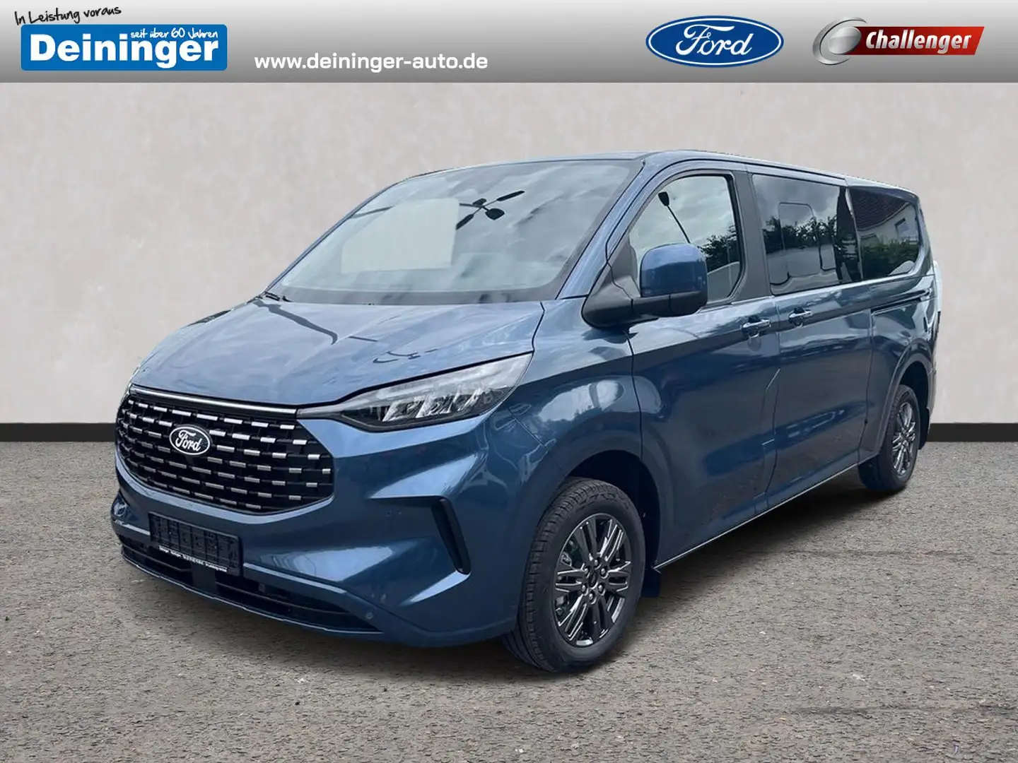 Ford Tourneo Custom 2.0 l EcoBlue Bus Titanium 320 L2H1 TECHNOLOGIE-PA Azul - 1